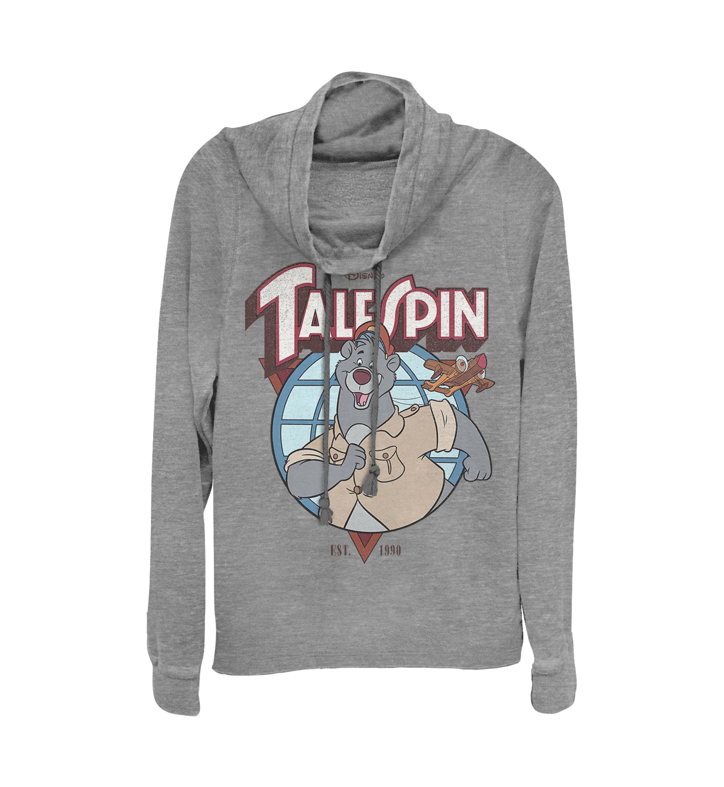 Juniors Licensed Disney Baloo Badge Pullover Top