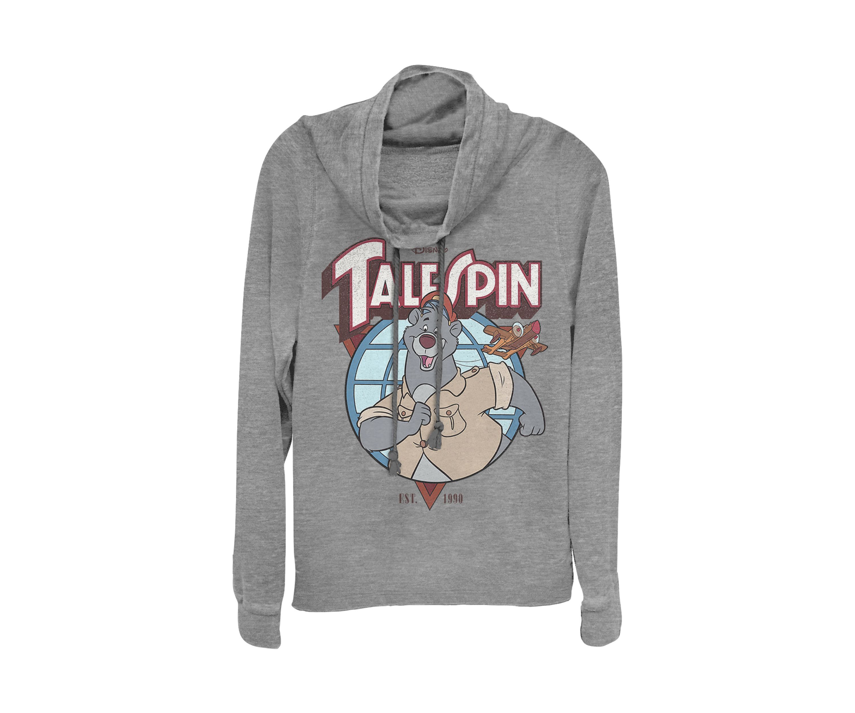 Juniors Licensed Disney Baloo Badge Pullover Top