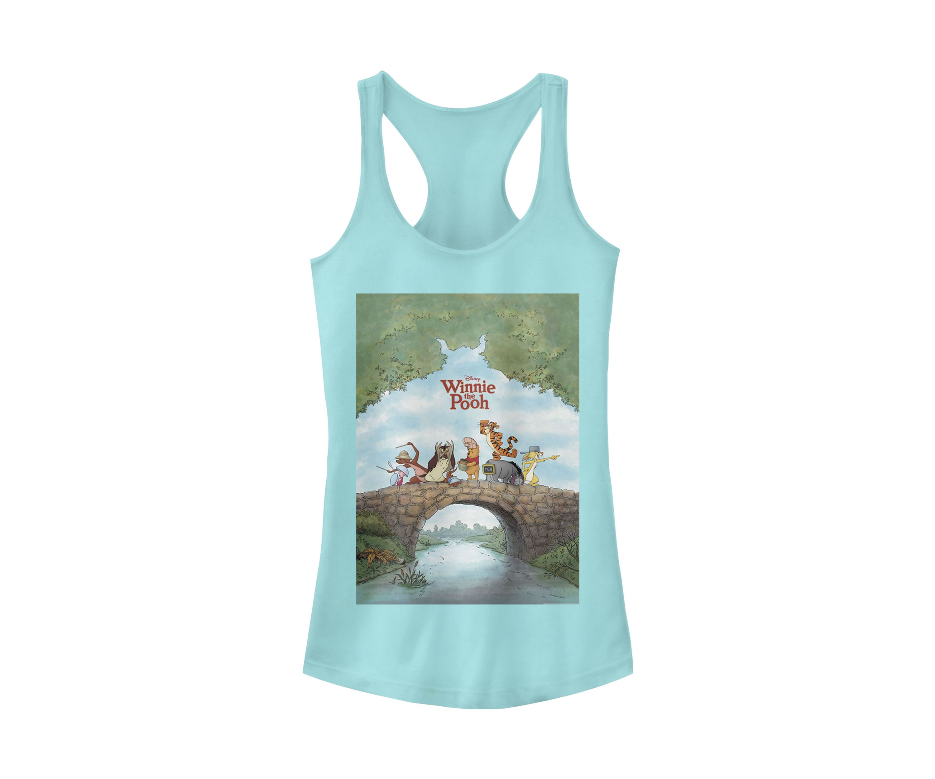Juniors Licensed Disney Pooh Poster Tank Top