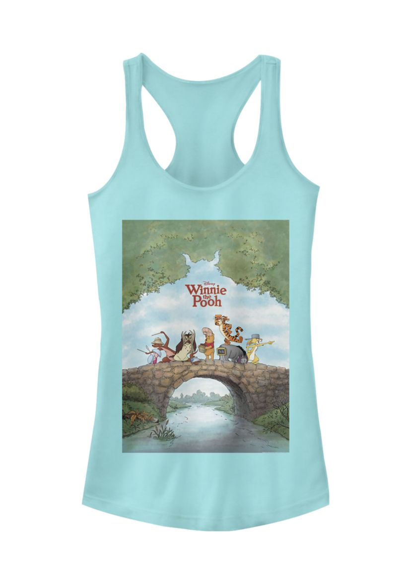 Juniors Licensed Disney Pooh Poster Tank Top
