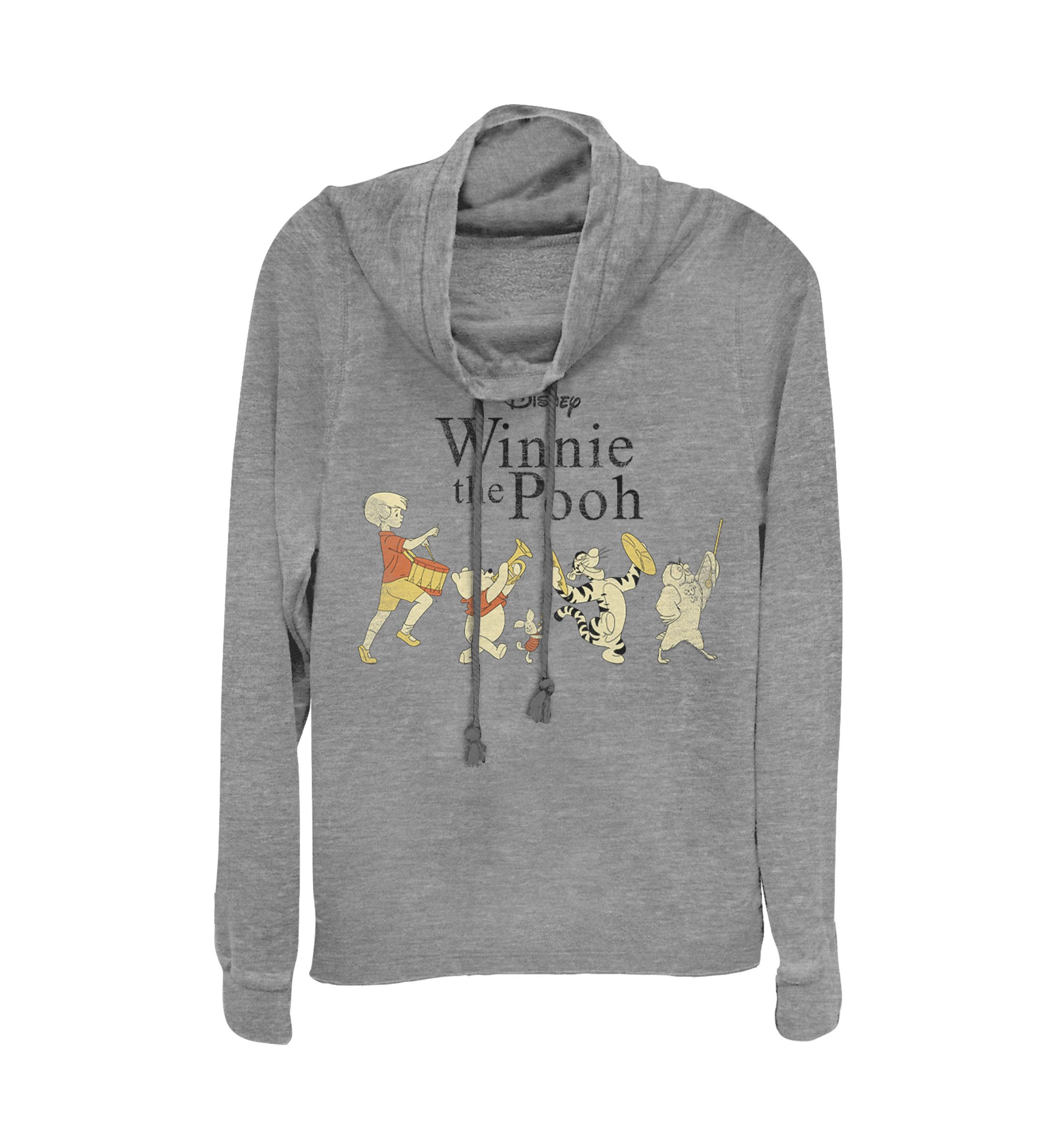 Juniors Licensed Disney Pooh Parade Pullover Top
