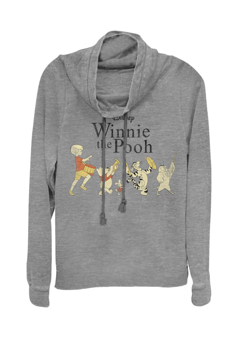 Juniors Licensed Disney Pooh Parade Pullover Top