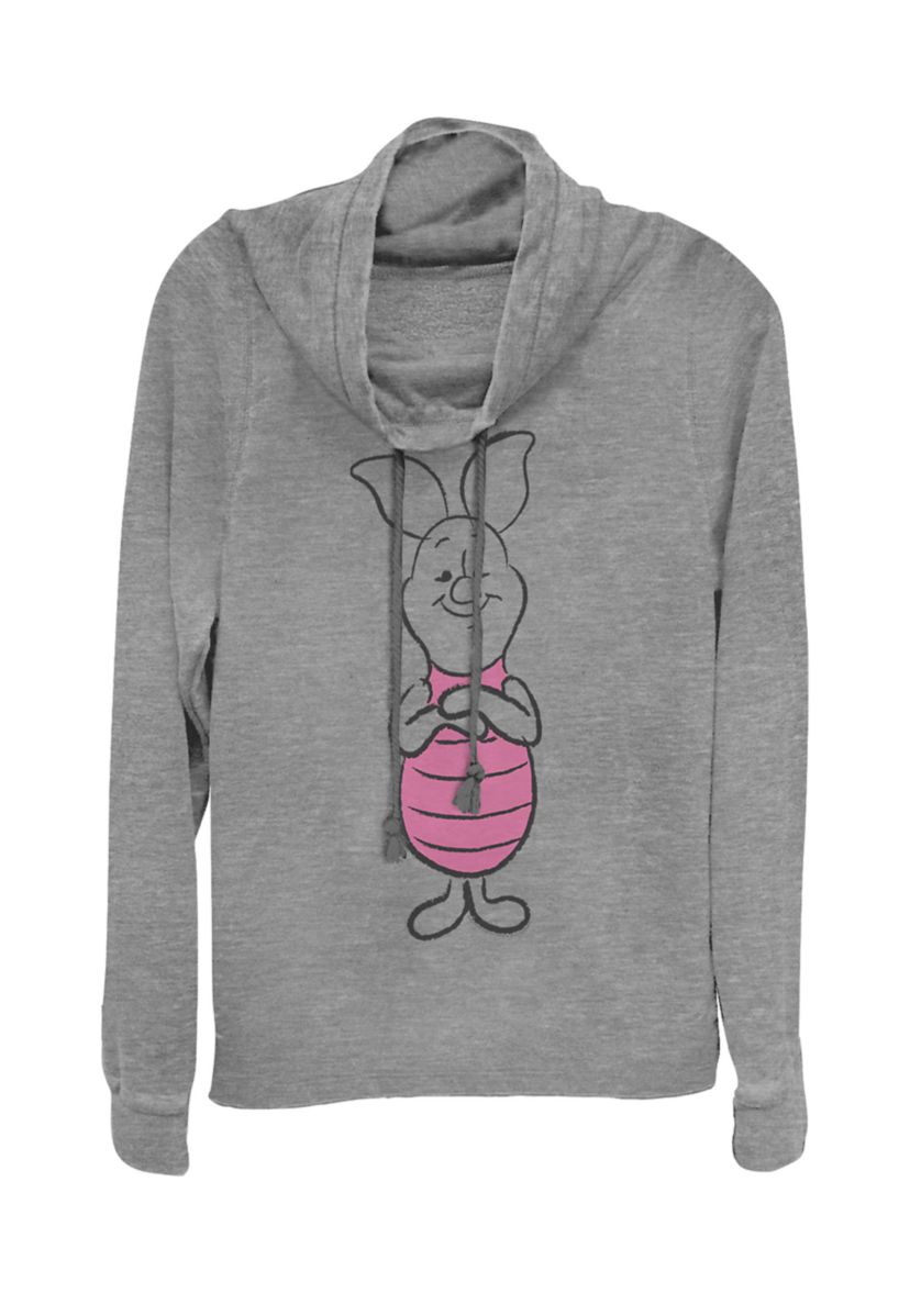 Juniors Licensed Disney Basic Sketch Piglet Pullover Top