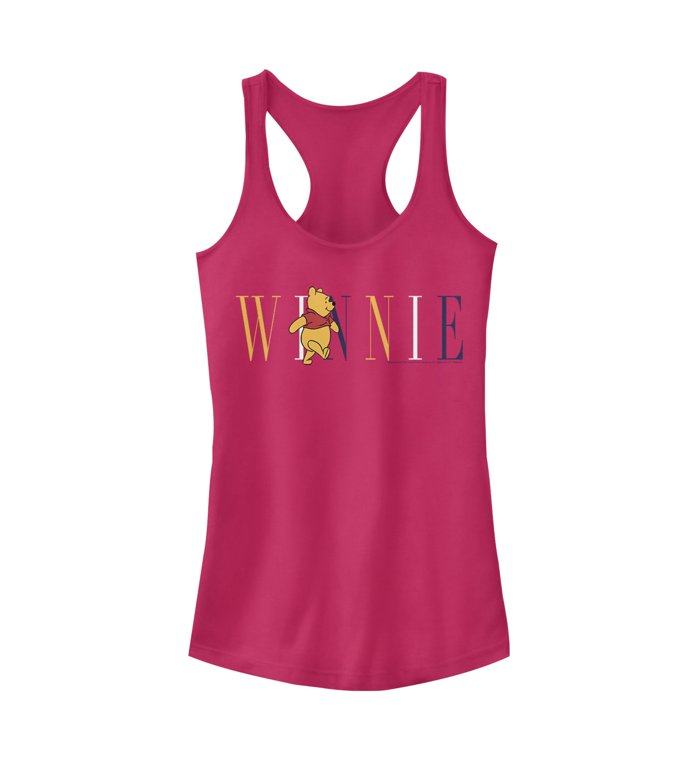 Juniors Licensed Disney Pooh Fashion Tank Top