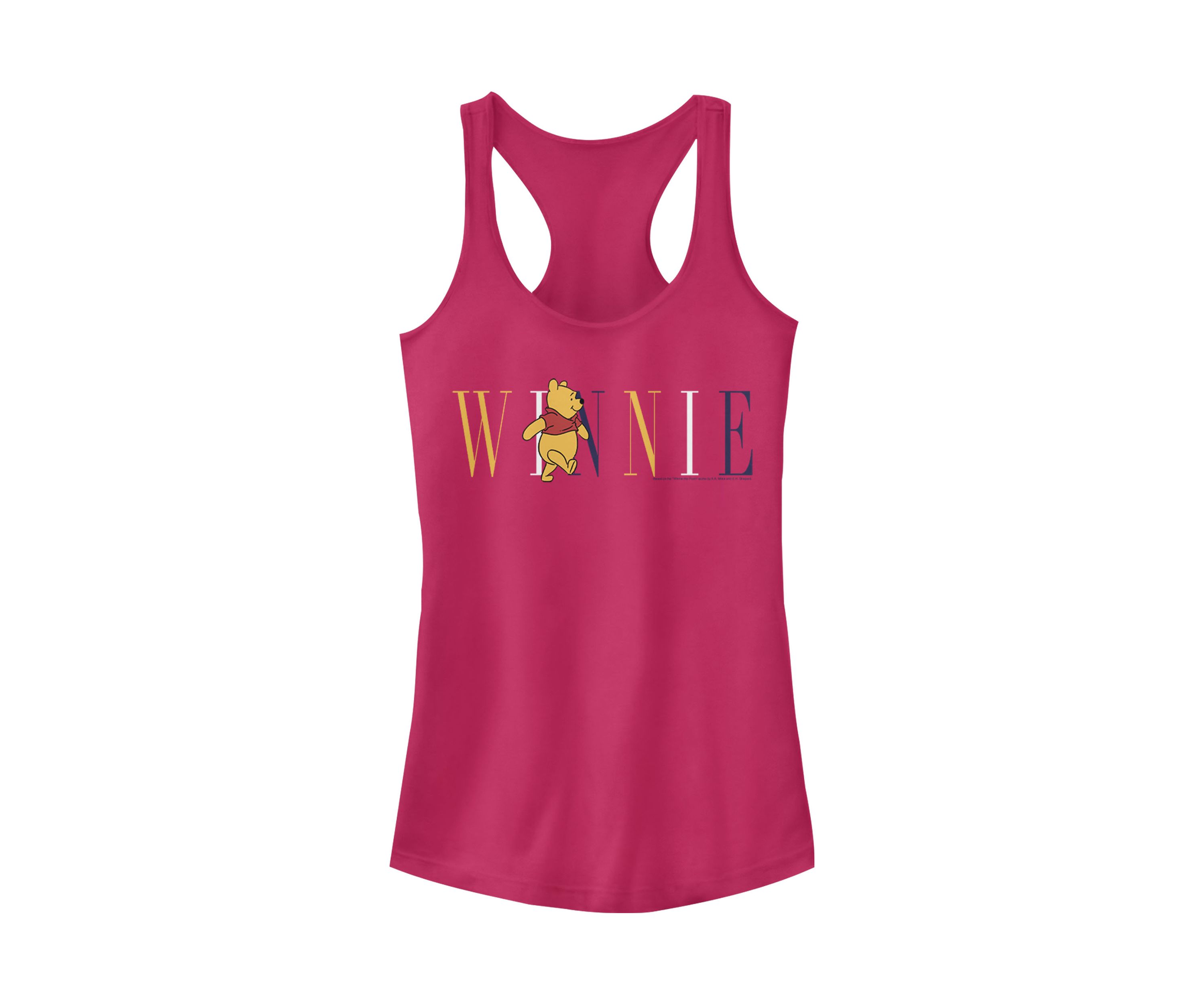 Juniors Licensed Disney Pooh Fashion Tank Top