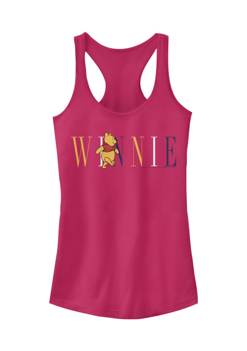 Juniors Licensed Disney Pooh Fashion Tank Top