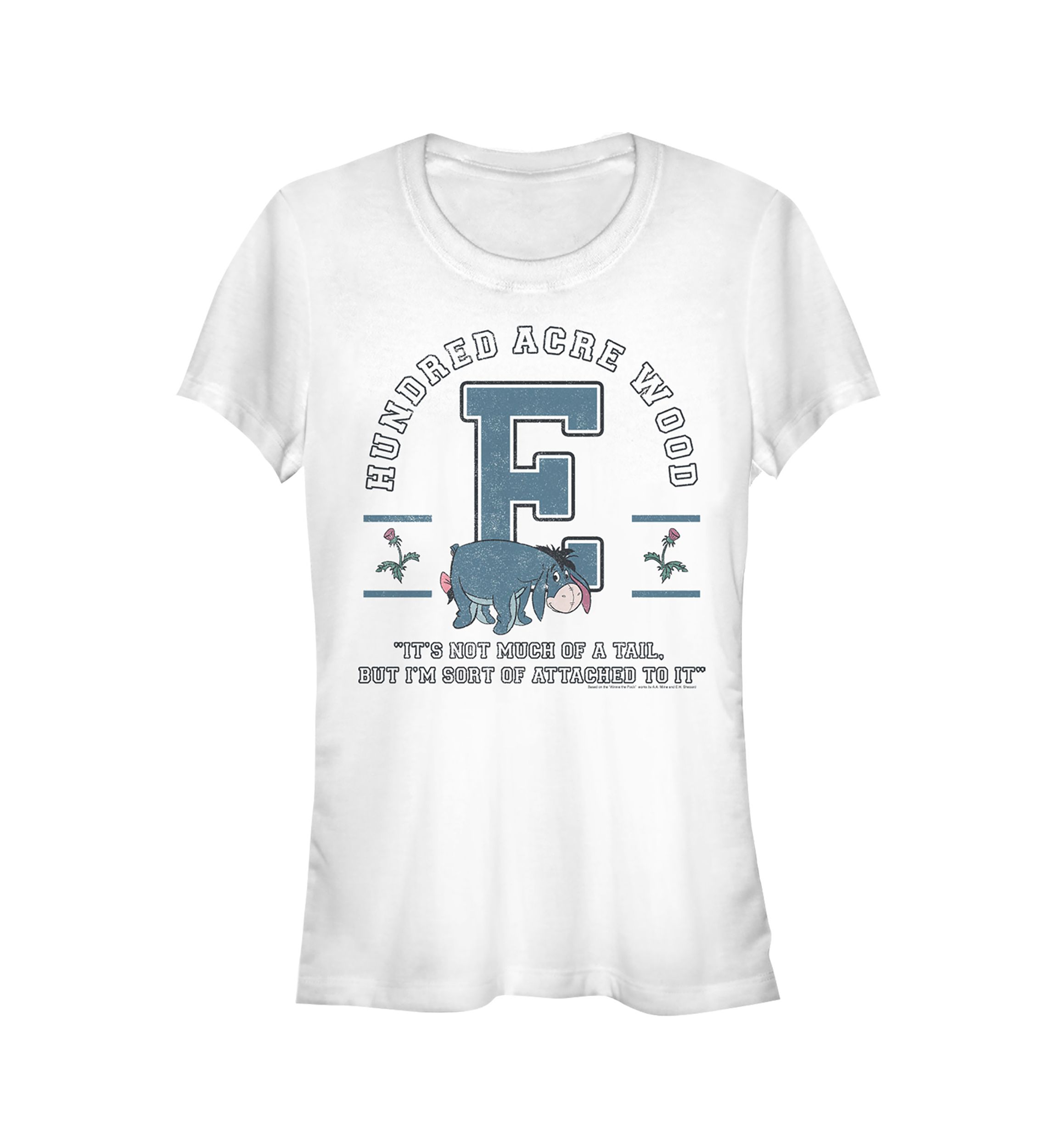 Juniors Licensed Disney Eeyore Collegiate T-Shirt