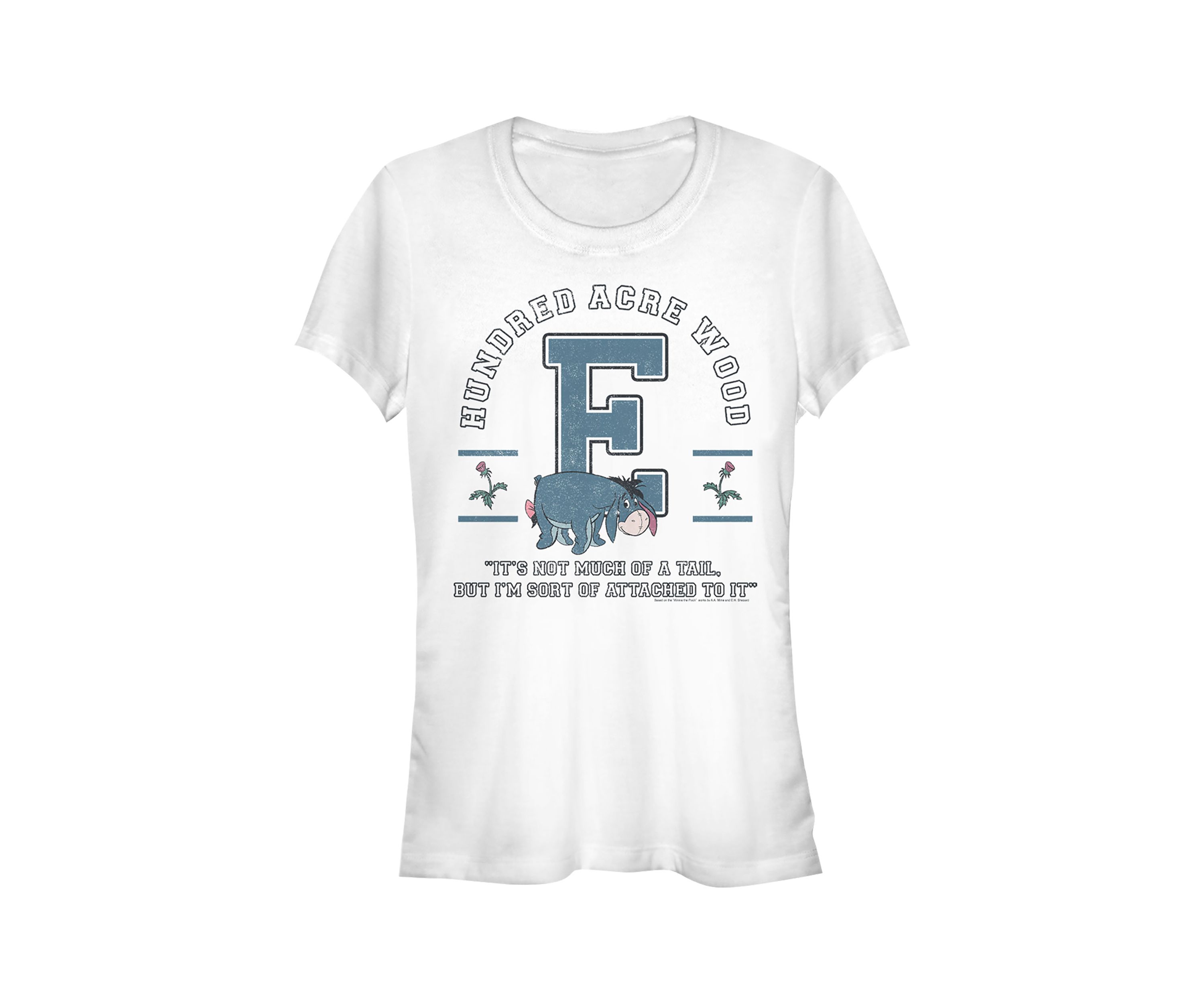 Juniors Licensed Disney Eeyore Collegiate T-Shirt