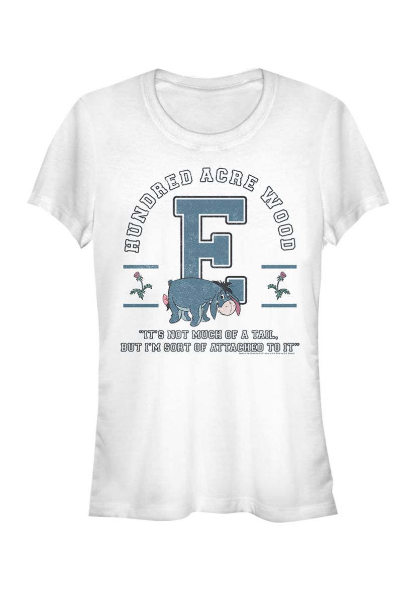 Juniors Licensed Disney Eeyore Collegiate T-Shirt