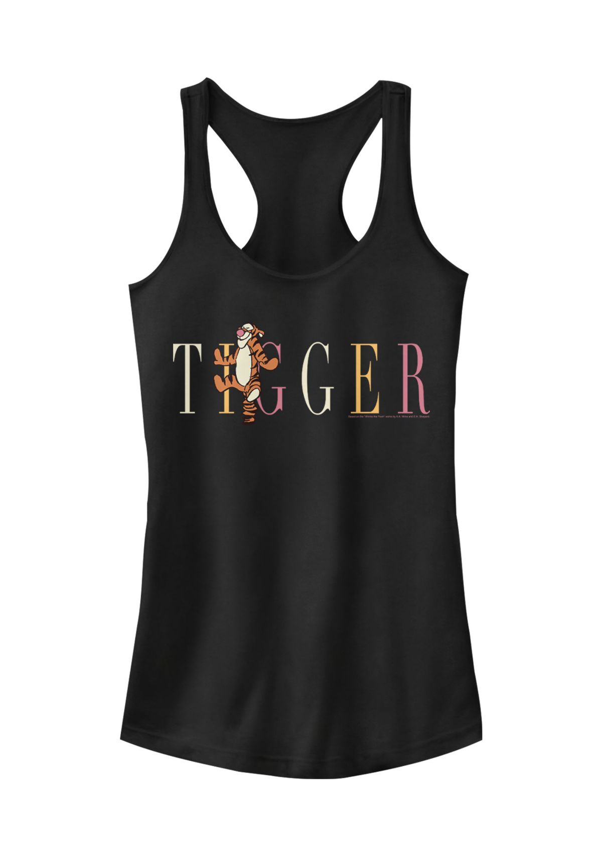 Juniors Licensed Disney Tigger Fashion Tank Top