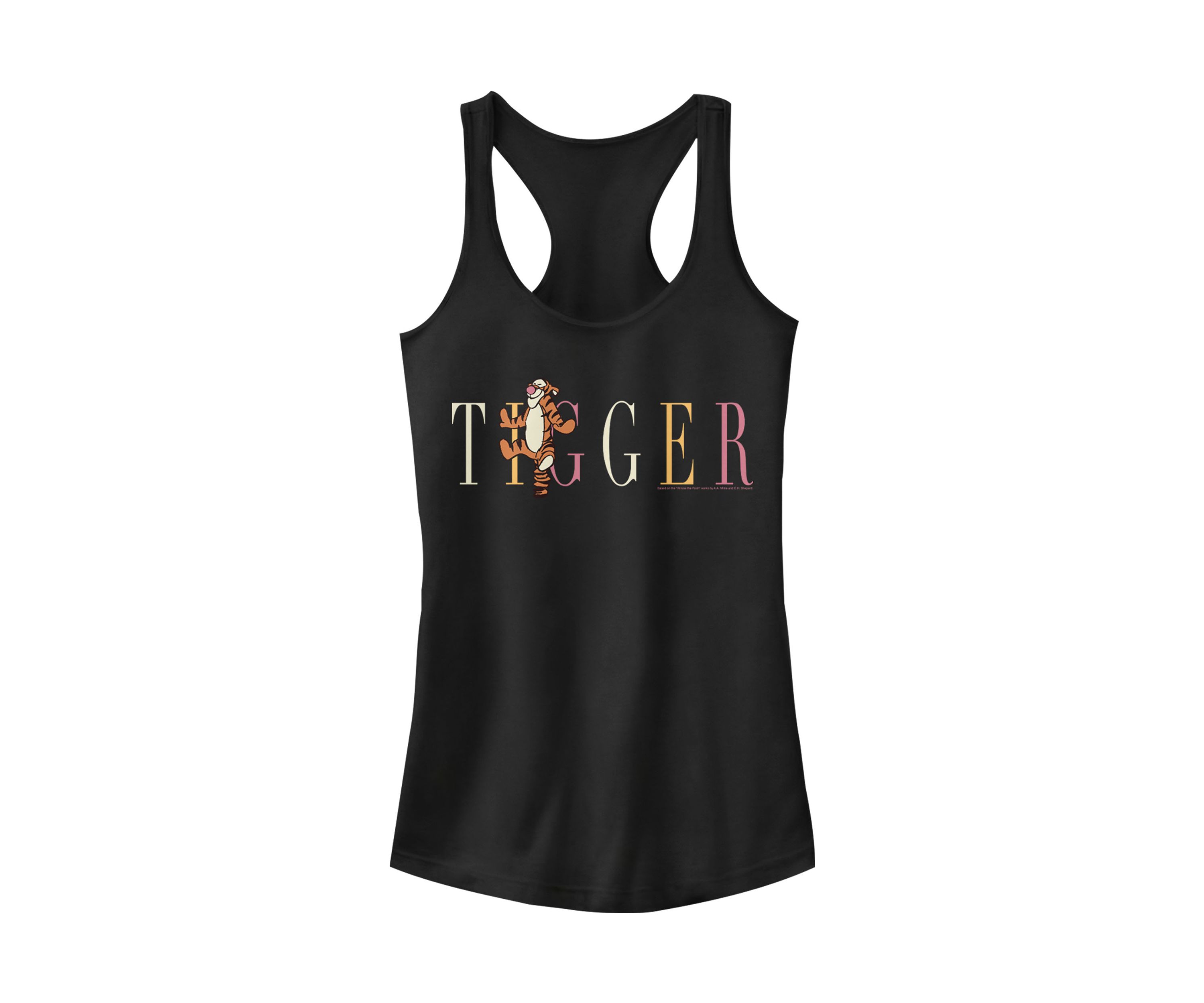 Juniors Licensed Disney Tigger Fashion Tank Top