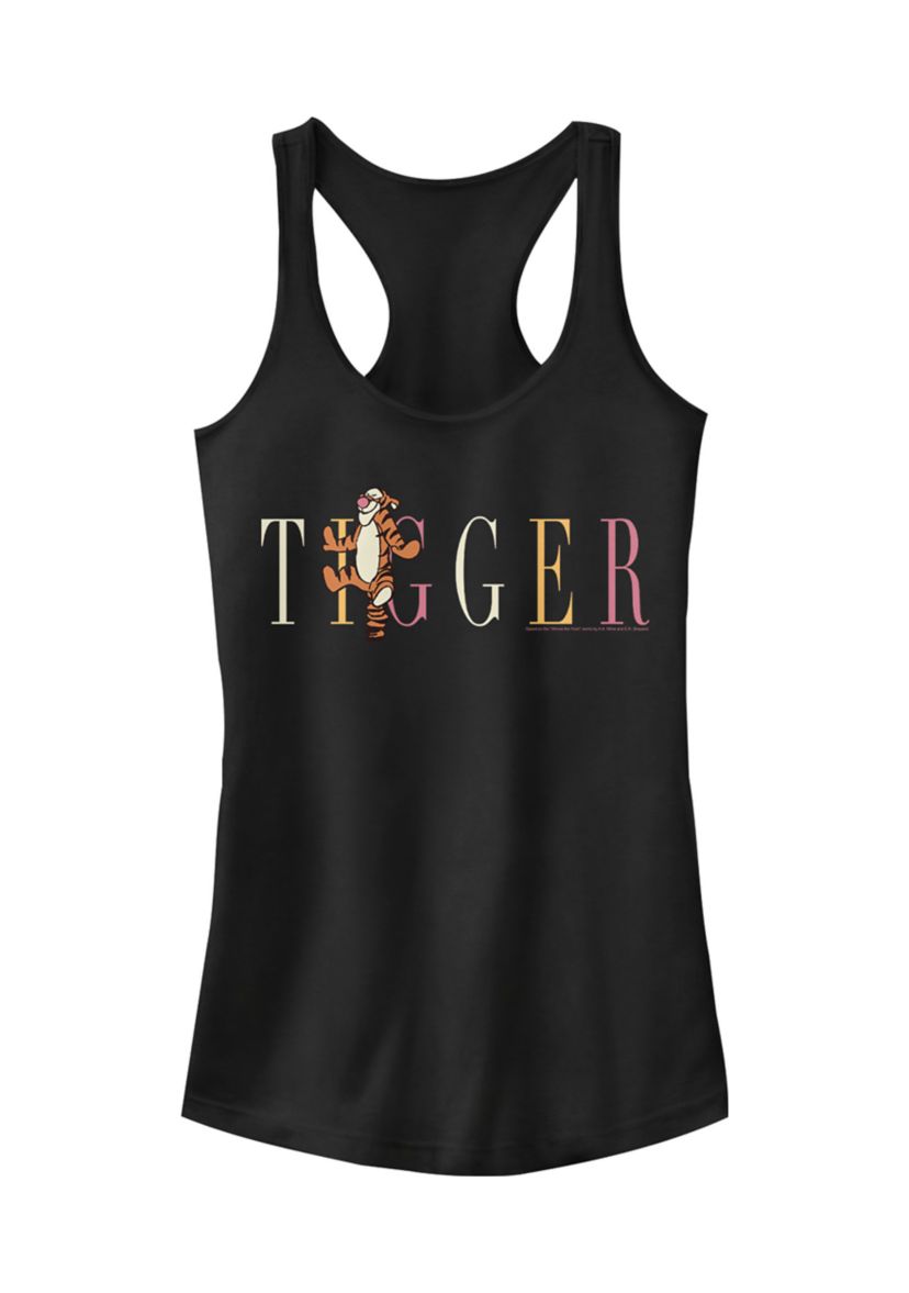 Juniors Licensed Disney Tigger Fashion Tank Top