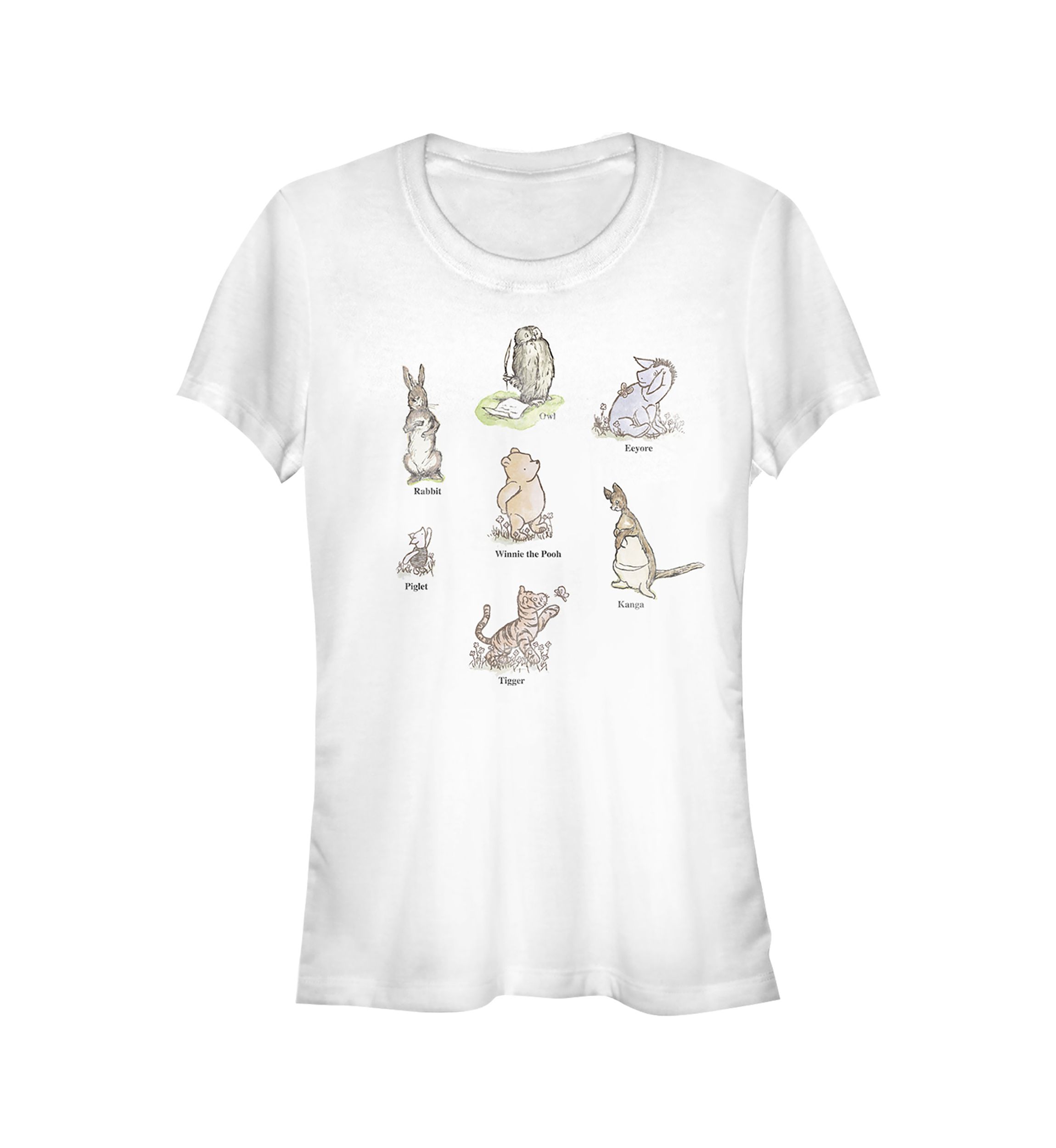 Juniors Licensed Disney Winnie Poster T-Shirt