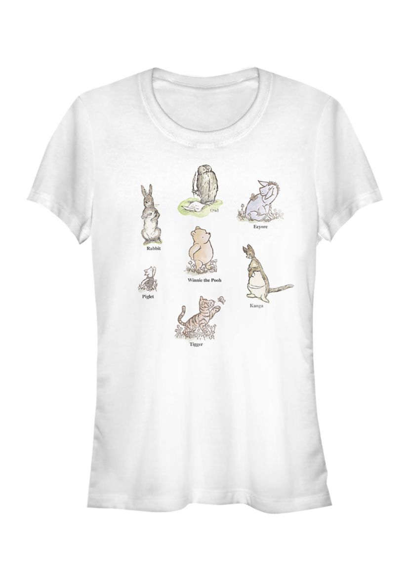 Juniors Licensed Disney Winnie Poster T-Shirt