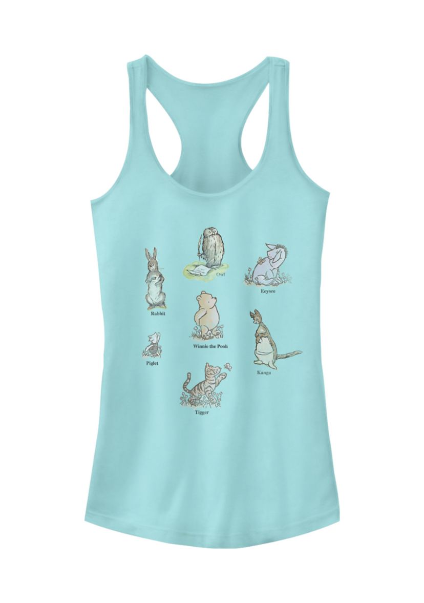 Juniors Licensed Disney Winnie Poster Tank Top