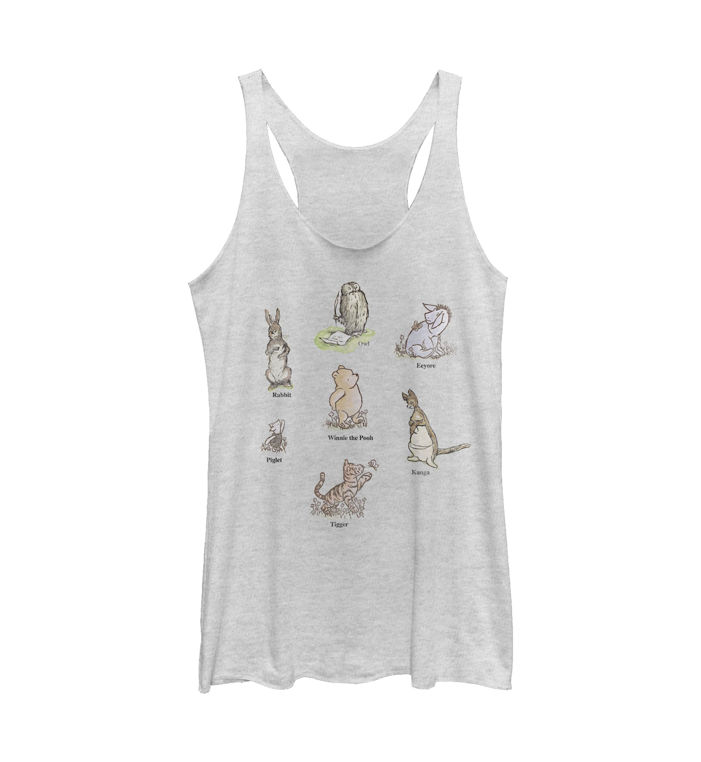 Juniors Licensed Disney Winnie Poster Tank Top