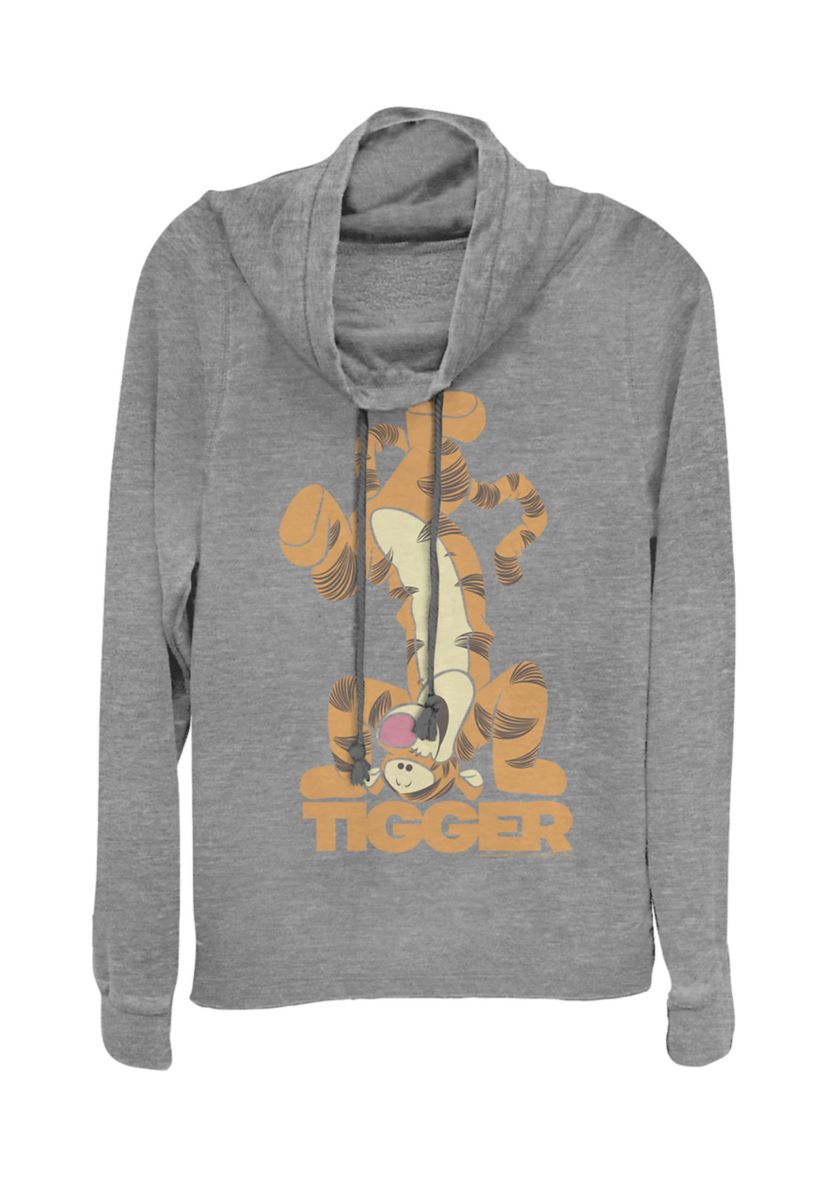 Juniors Licensed Disney Tigger Bounce Pullover Top