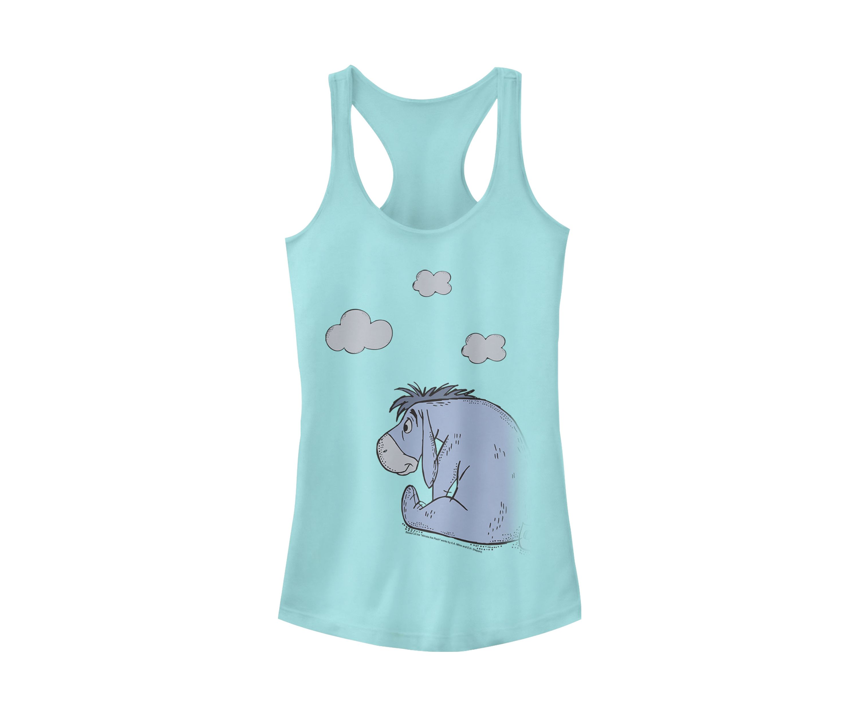 Juniors Licensed Disney Cloudy Eeyore Tank Top