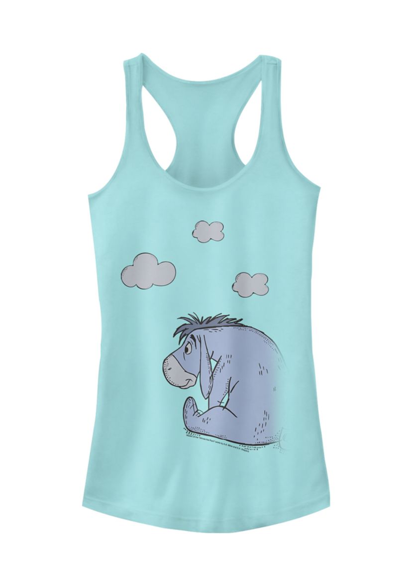 Juniors Licensed Disney Cloudy Eeyore Tank Top