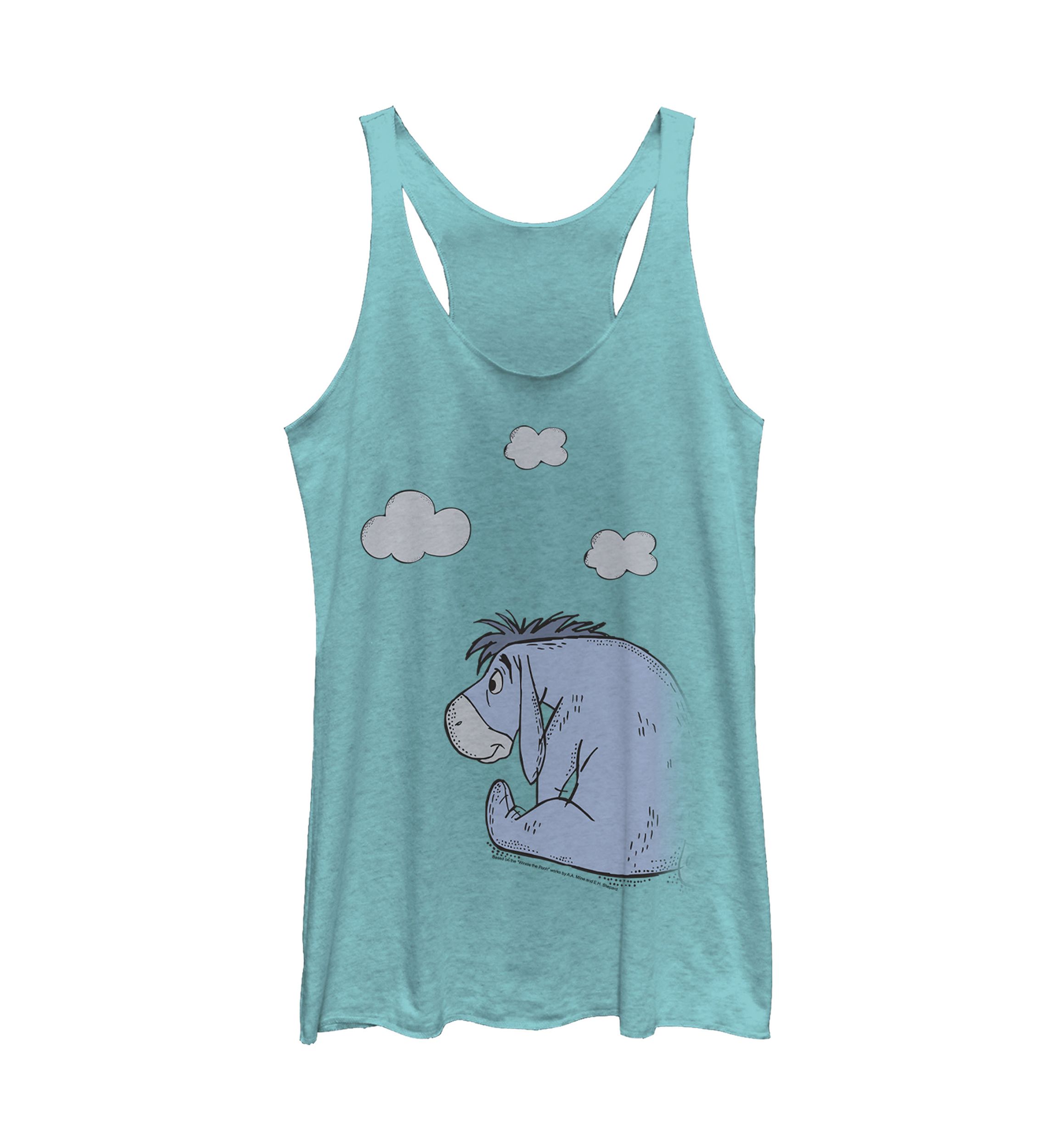 Juniors Licensed Disney Cloudy Eeyore Tank Top