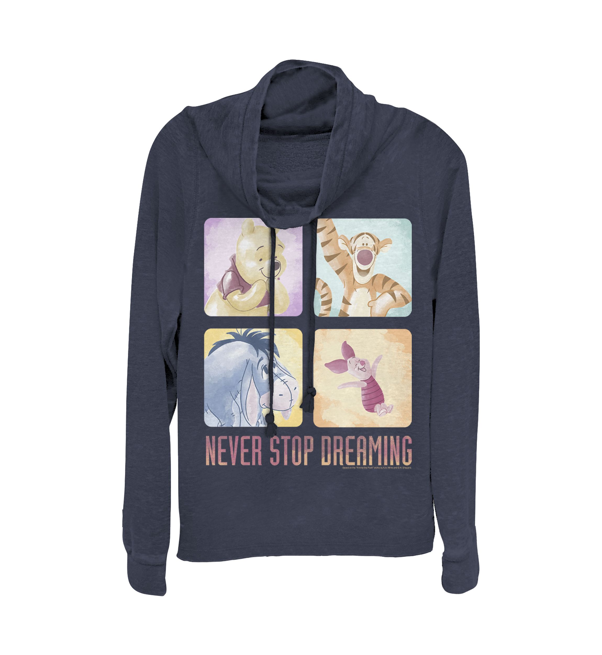 Juniors Licensed Disney Pooh Squad Pullover Top