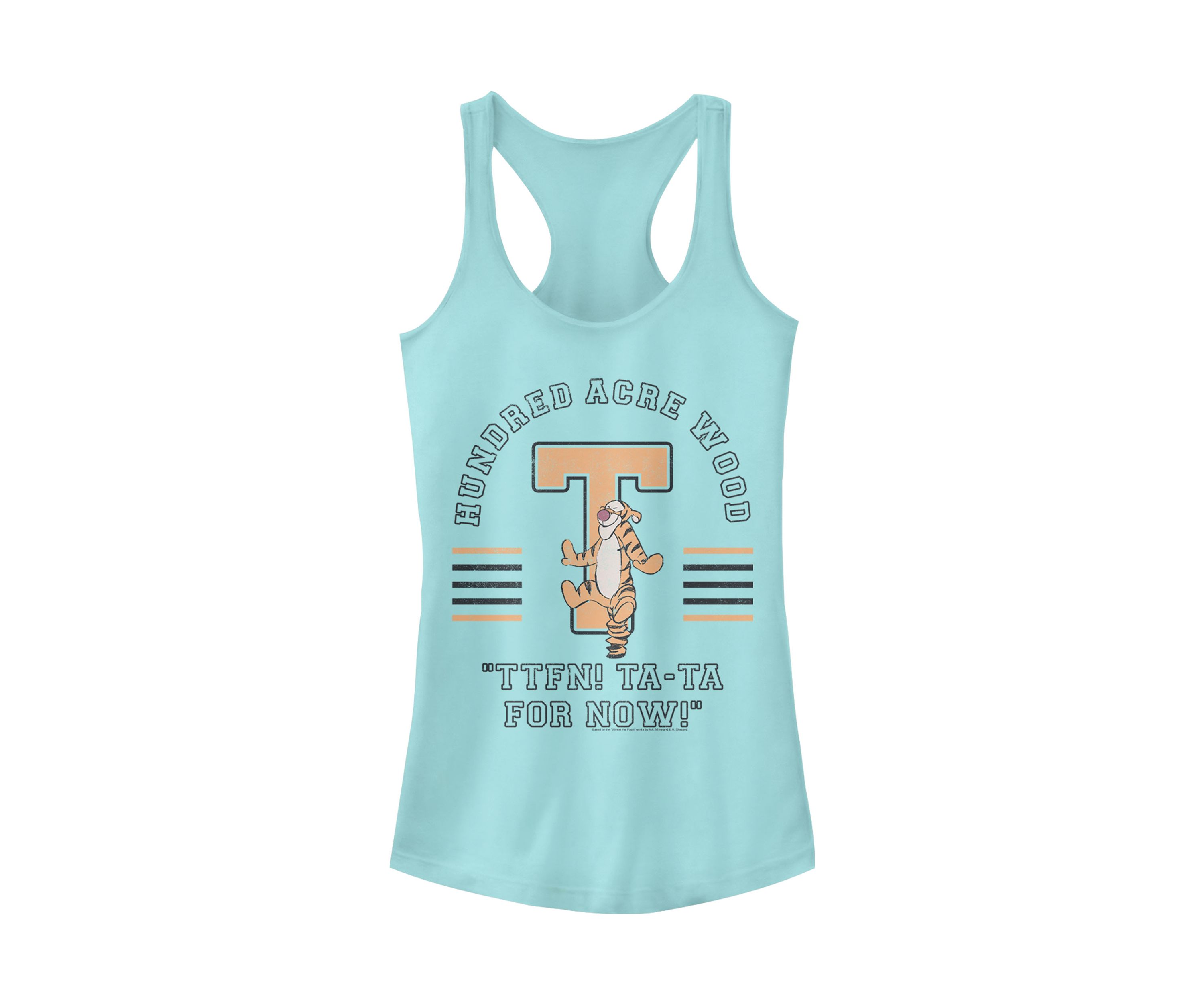 Juniors Licensed Disney Tigger Collegiate Tank Top
