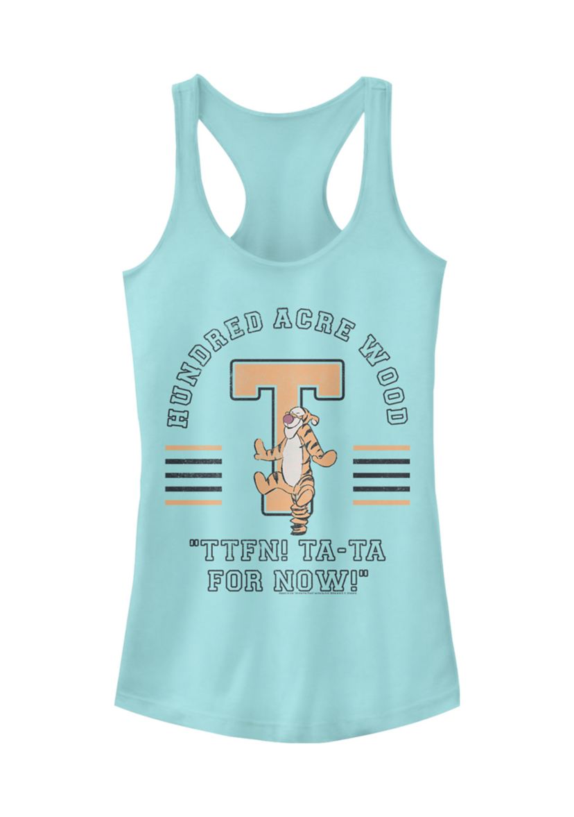 Juniors Licensed Disney Tigger Collegiate Tank Top