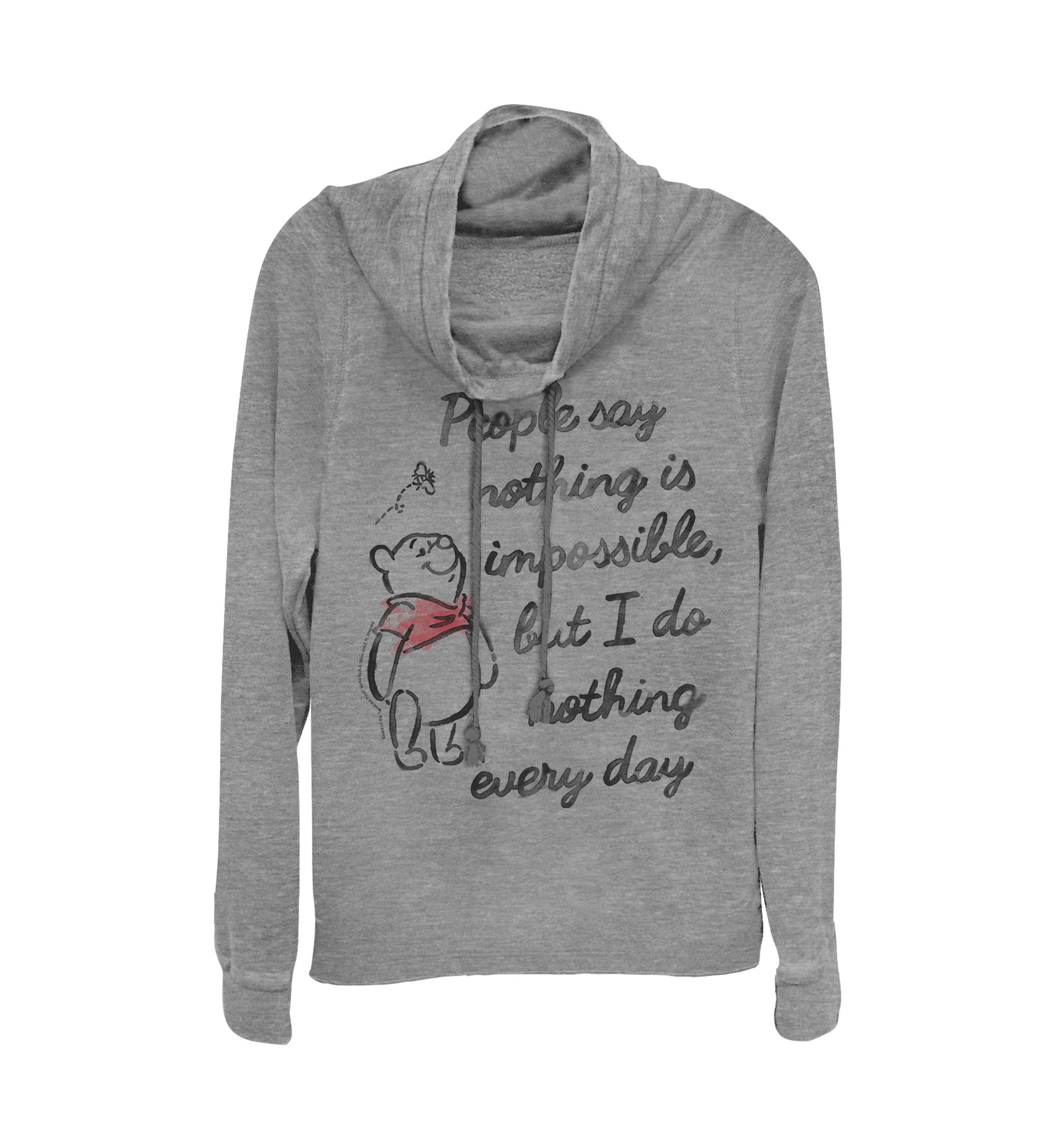 Juniors Licensed Disney Impossible Pullover Top