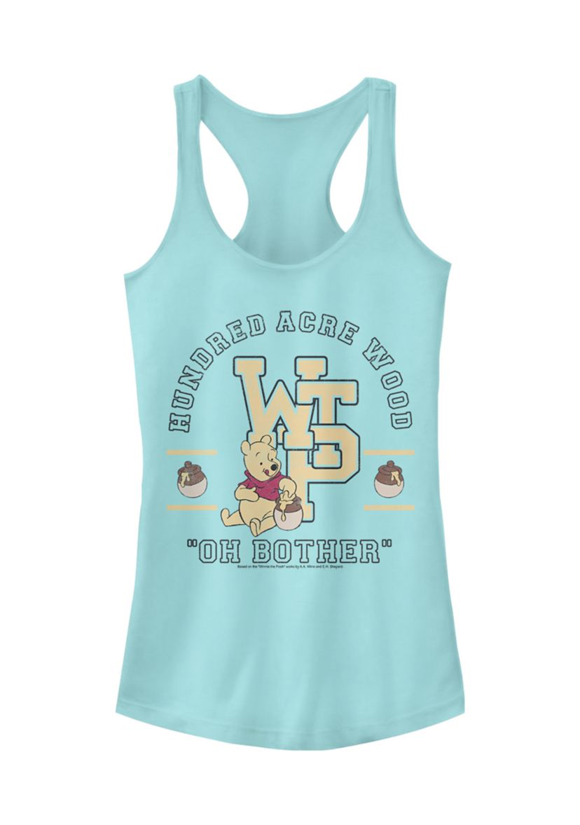 Juniors Licensed Disney Winnie The Pooh Collegiate Tank Top