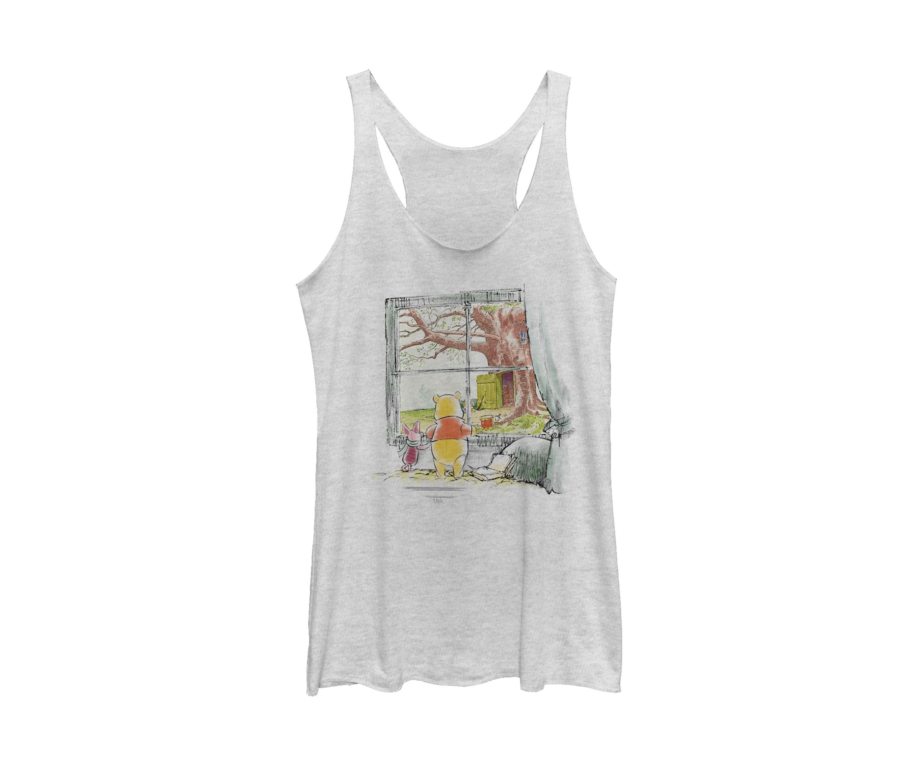 Juniors Licensed Disney Winnie Window Tank Top