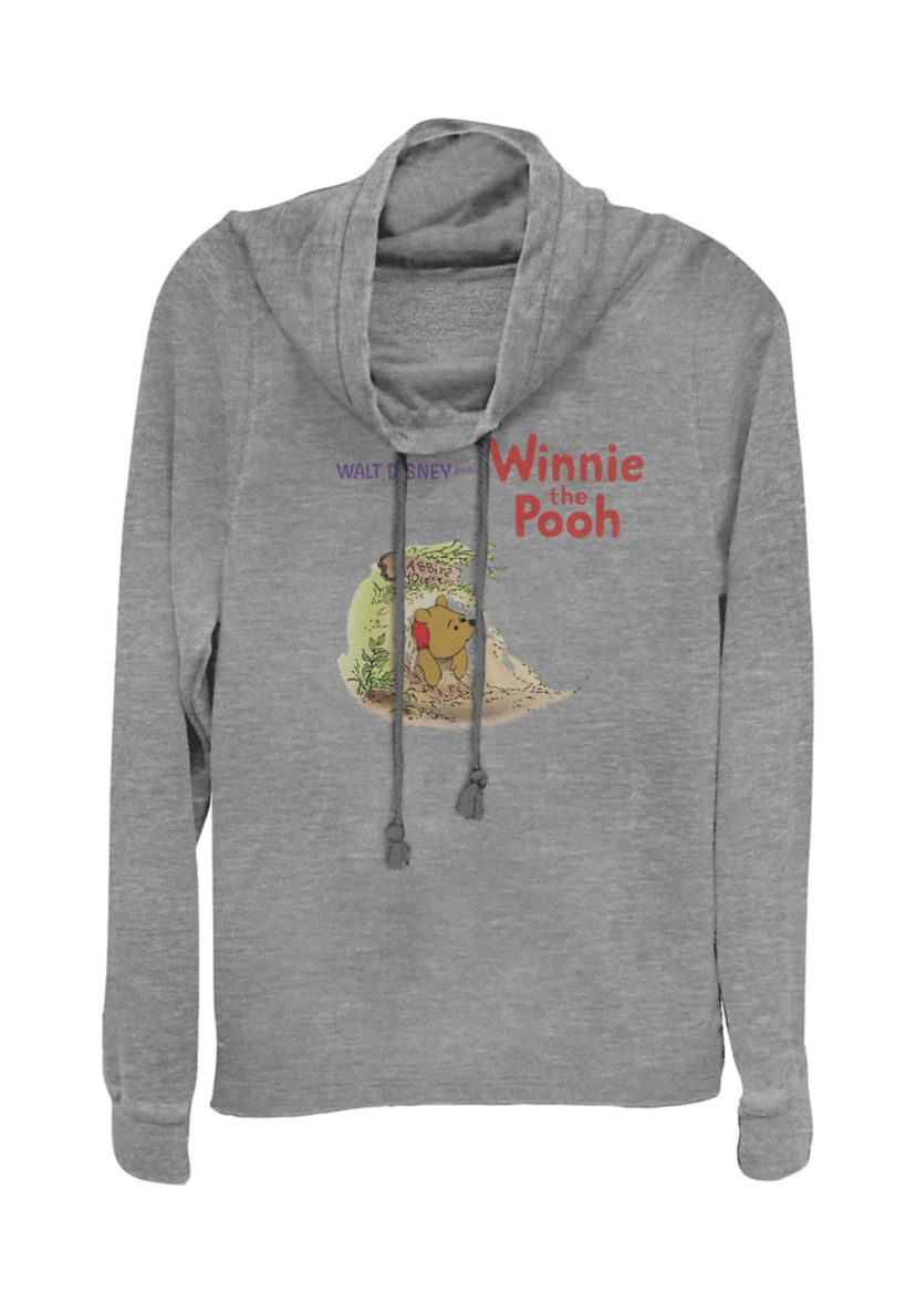 Juniors Licensed Disney Winnie The Pooh Vintage Pullover Top