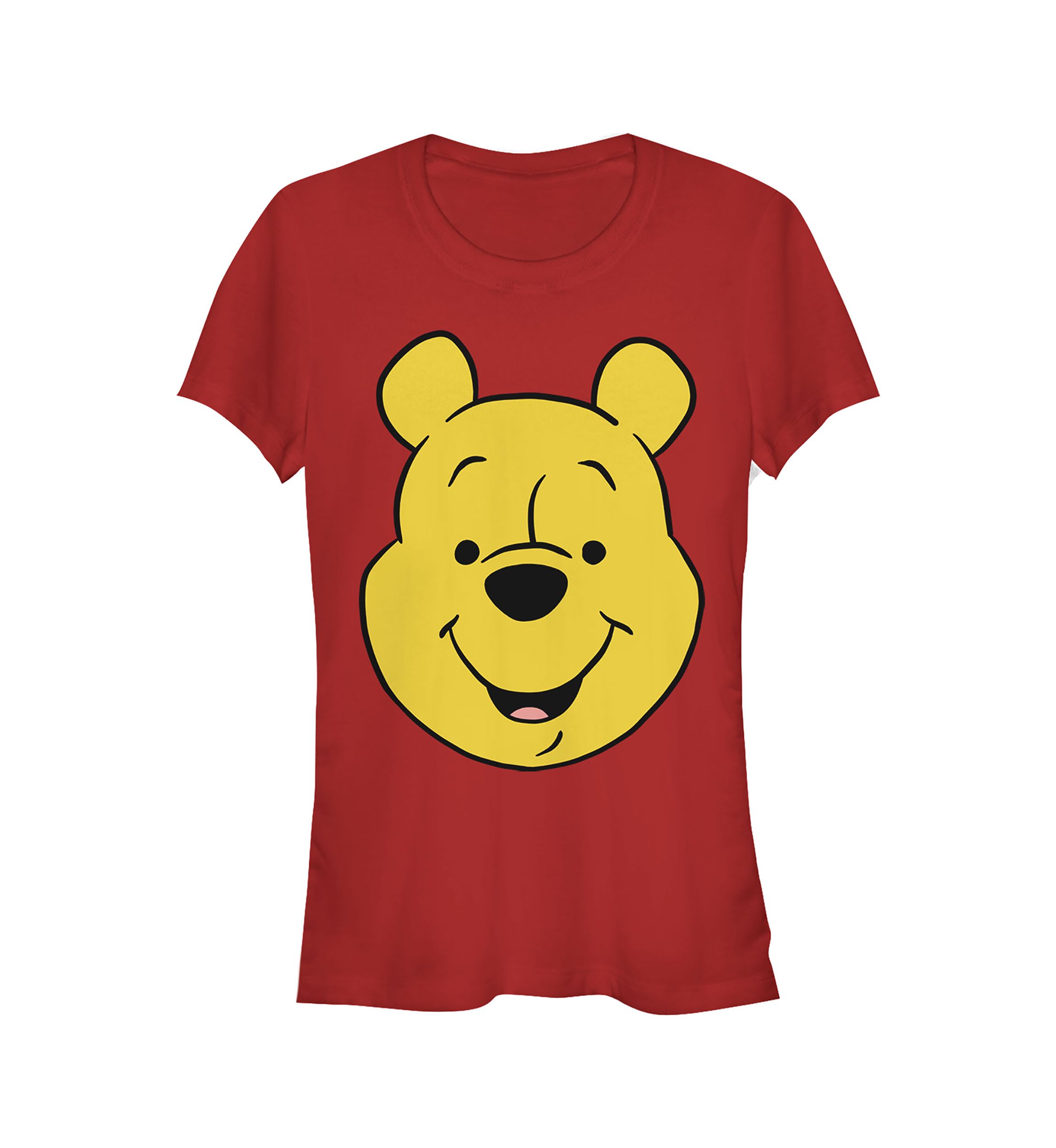 Juniors Licensed Disney Winniepooh Big Face T-Shirt