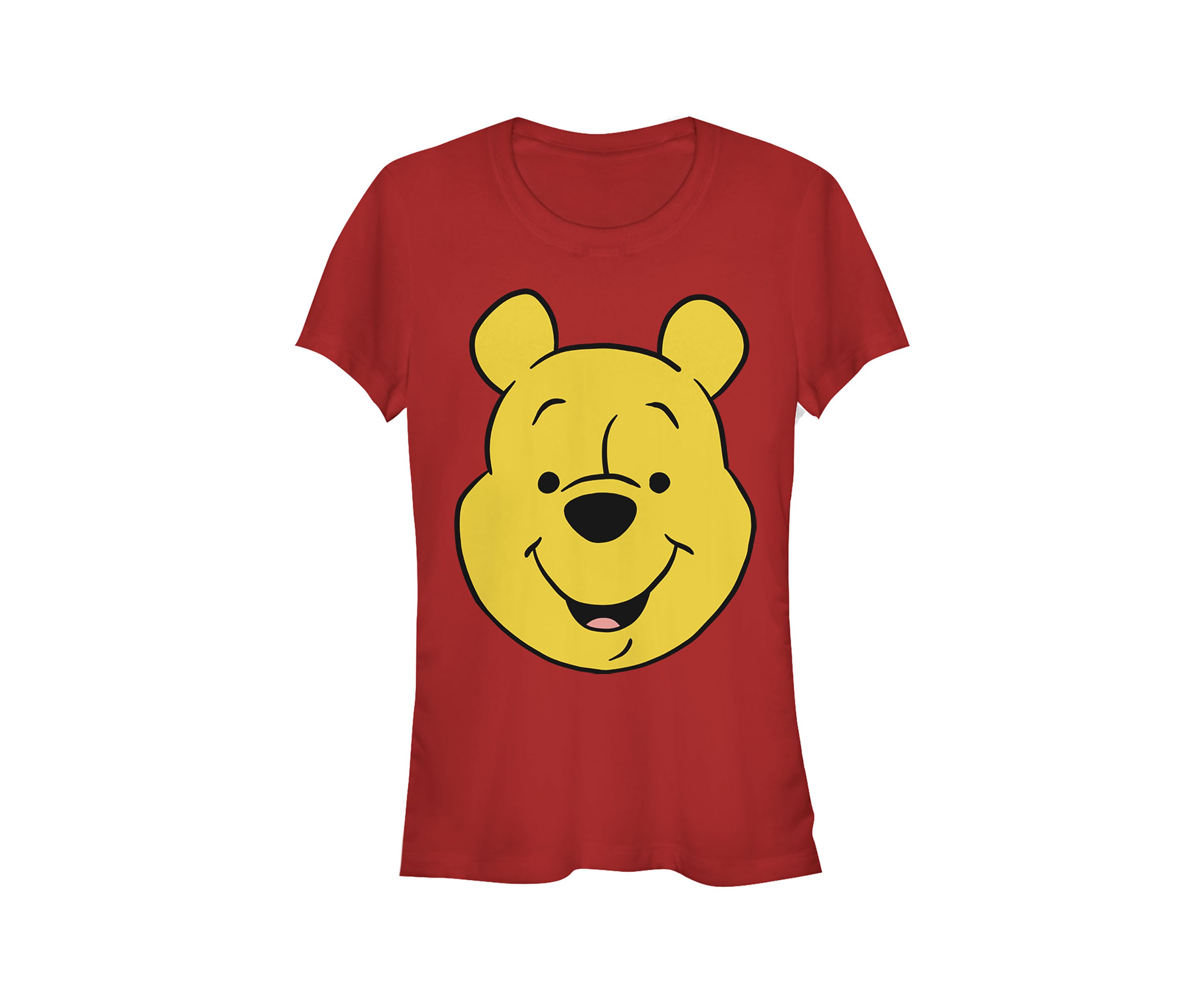 Juniors Licensed Disney Winniepooh Big Face T-Shirt