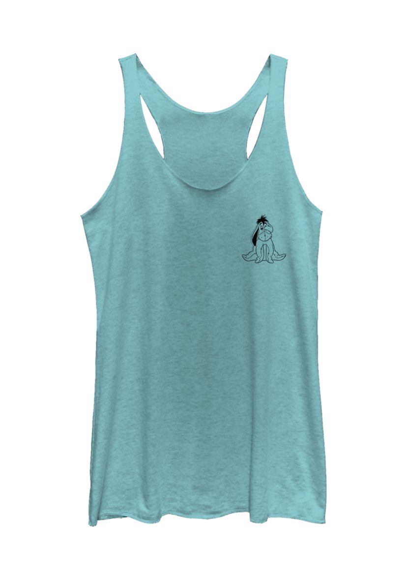 Juniors Licensed Disney Vintage Line Eeyore Tank Top