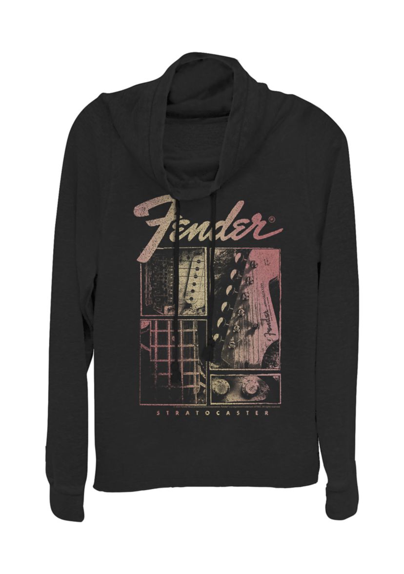 Juniors  Strat Box Pullover Graphic Top