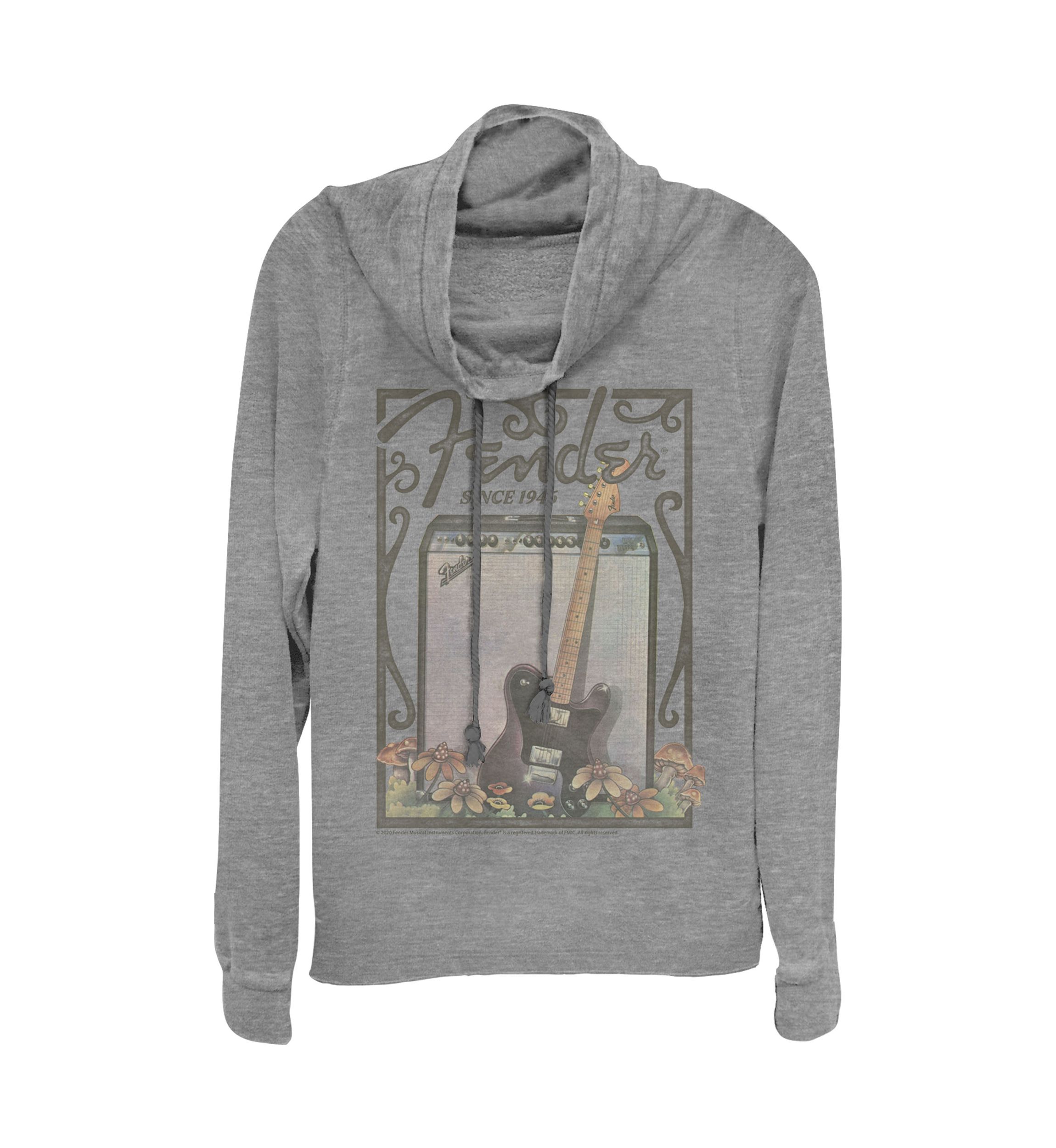 Juniors Retro Poster Pullover Graphic Top