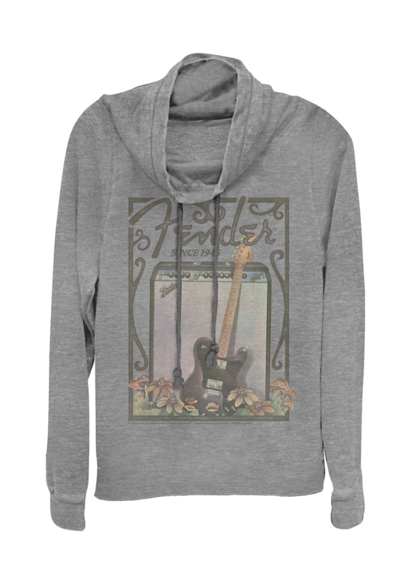 Juniors Retro Poster Pullover Graphic Top
