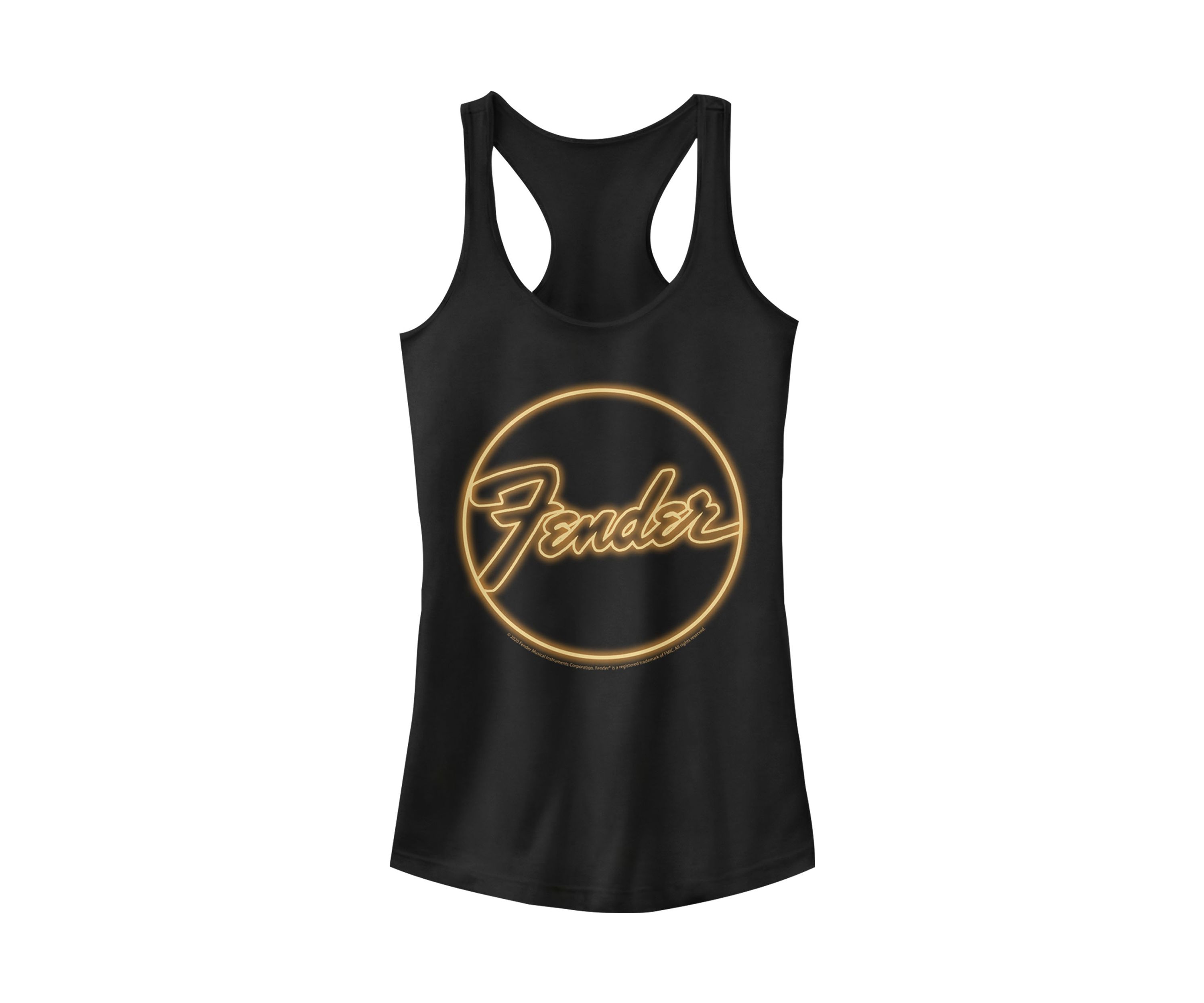 Juniors Neon Logo Graphic Tank