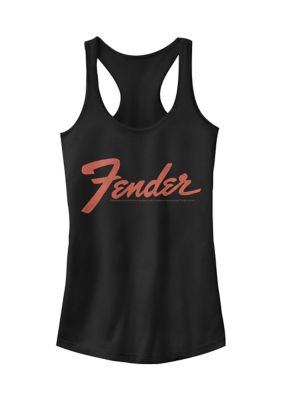 Fender Women's Juniors' Logo Graphic Tank Top, Black, Small