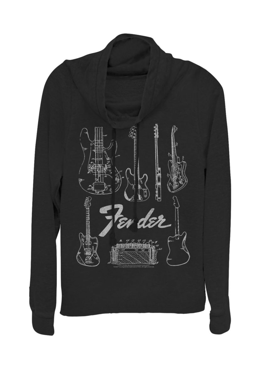 Juniors Chart Pullover Graphic Top