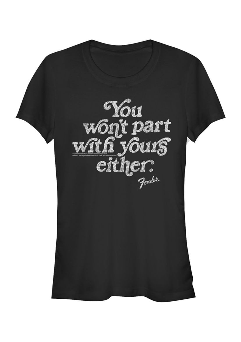 Juniors Vintage Quote Graphic T-Shirt