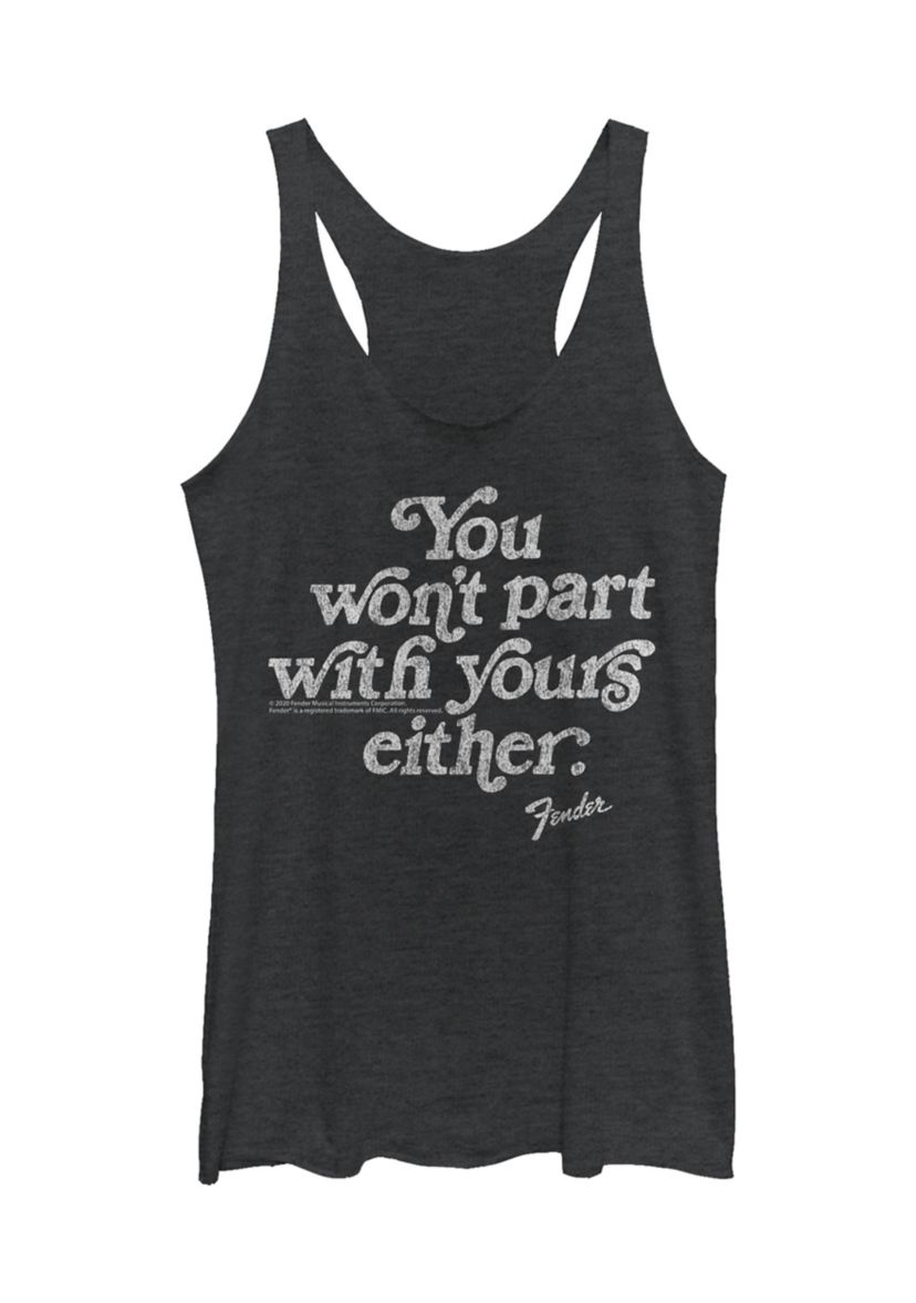 Juniors Vintage Quote Tank