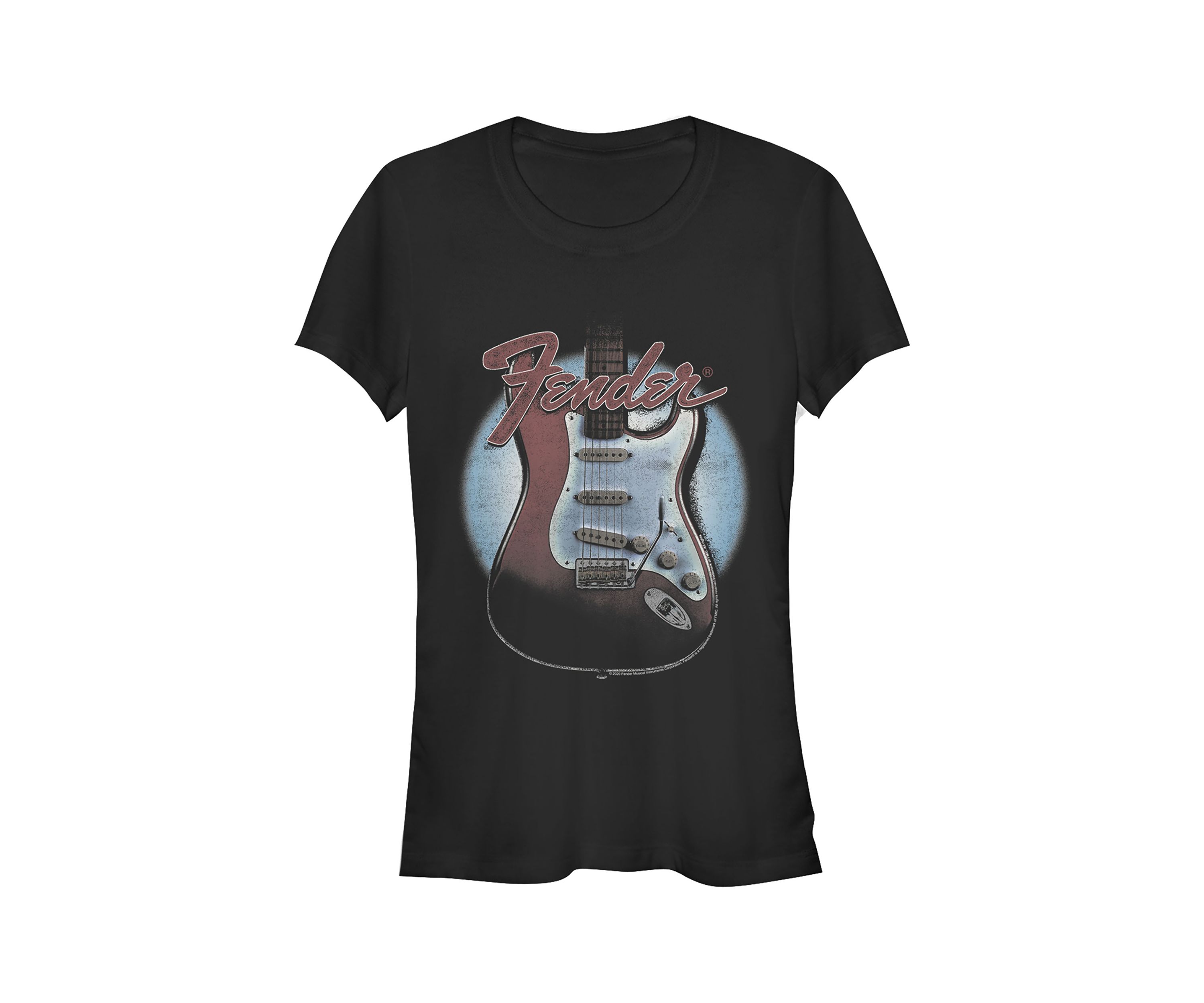 Juniors Guitar Lockup Graphic T-Shirt