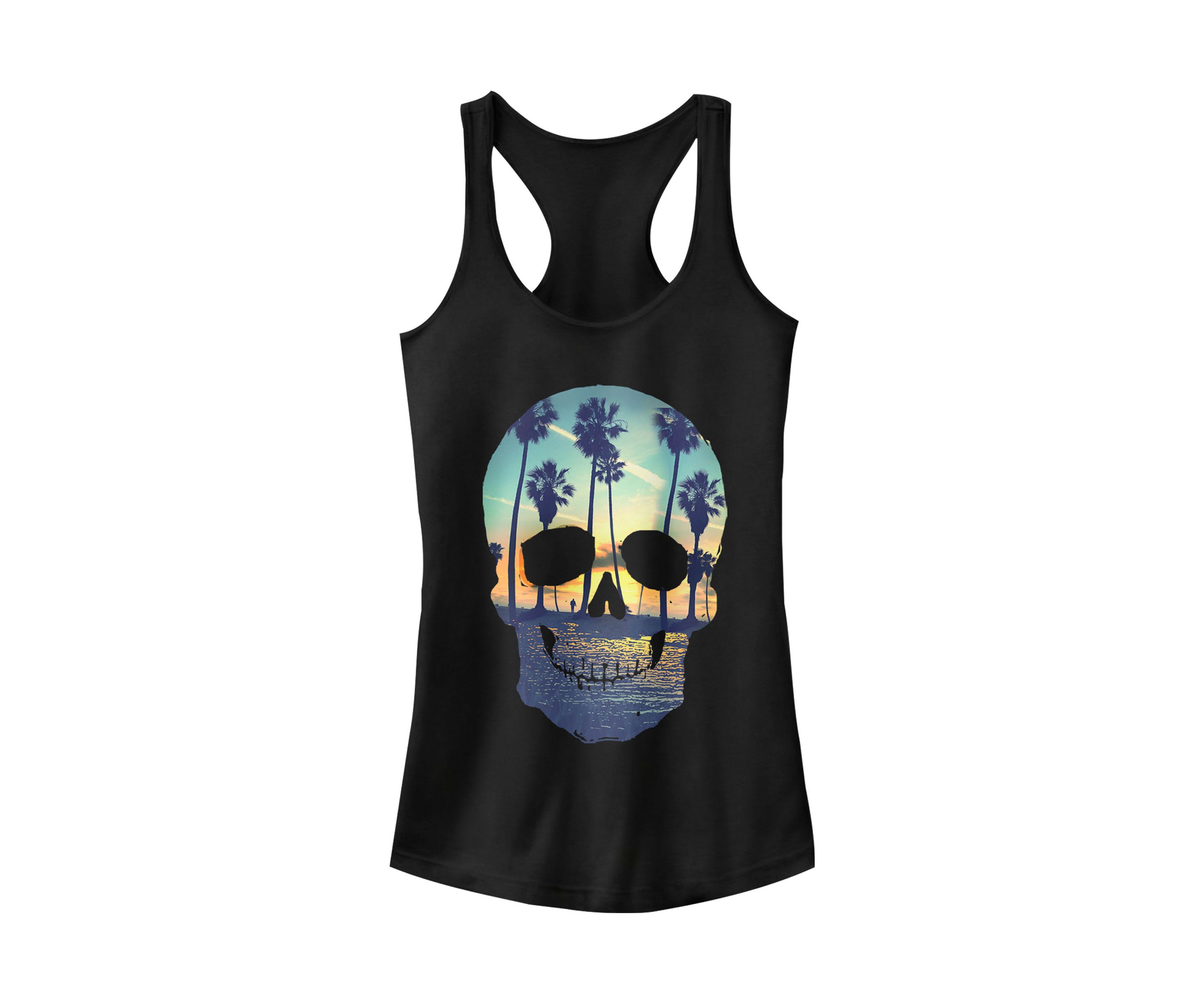  Juniors Skullset Tank Top  