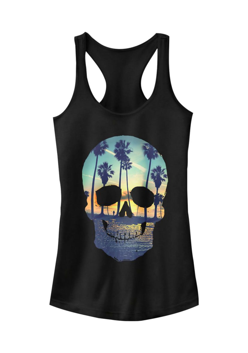 Juniors Skullset Tank Top  