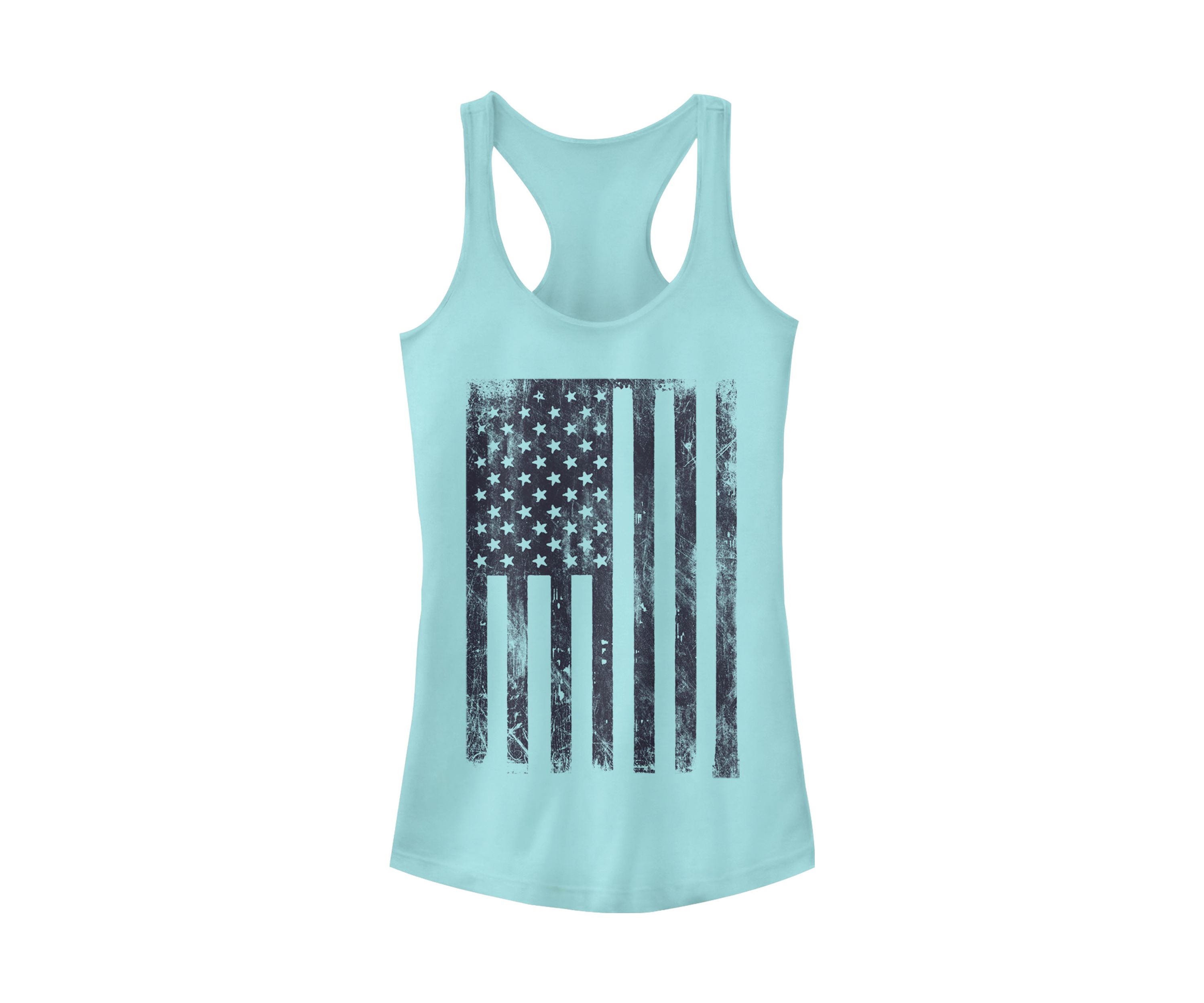  Juniors Hidden Flag Tank Top  