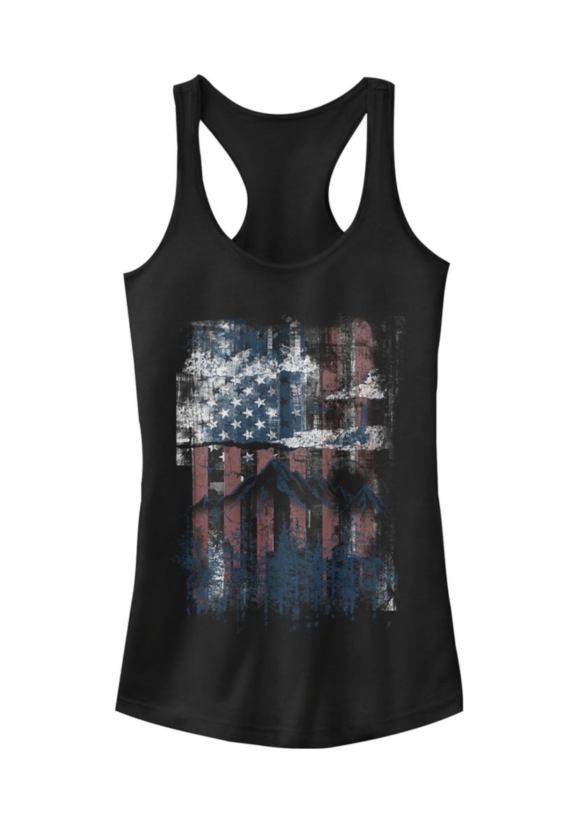  Juniors Mountain USA Tank Top  