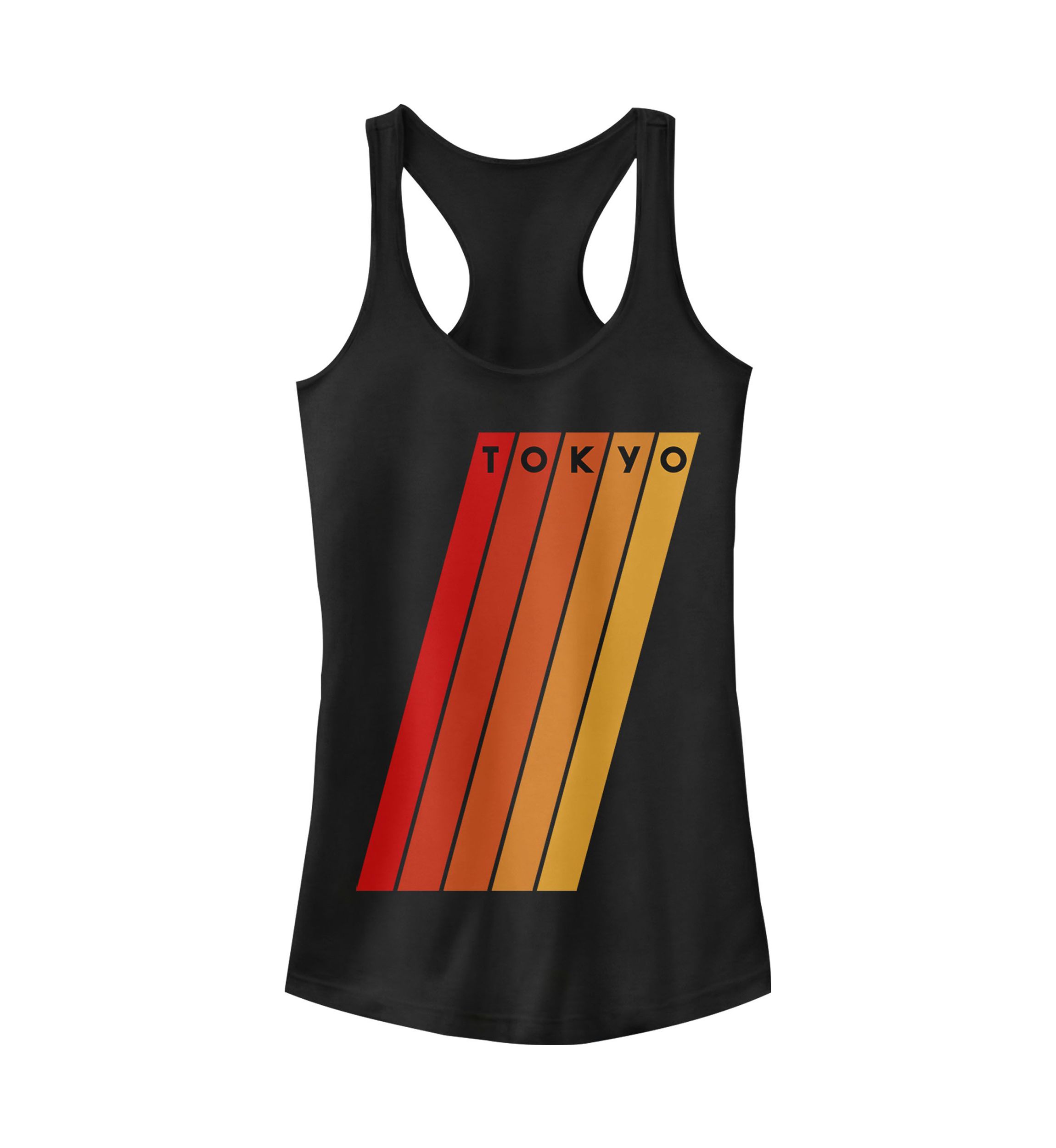 Tokyo Diagonal Graphic Tank