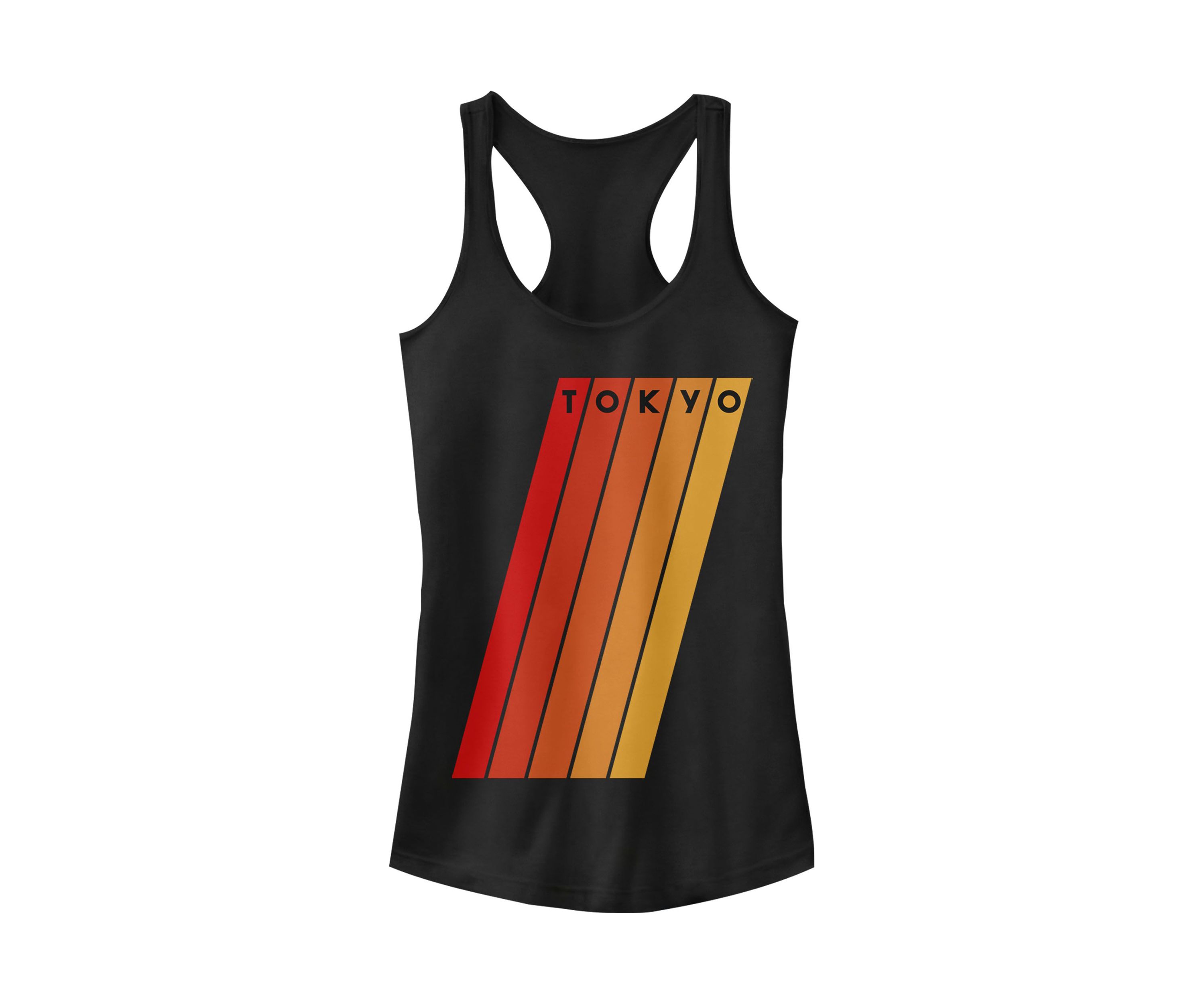 Tokyo Diagonal Graphic Tank