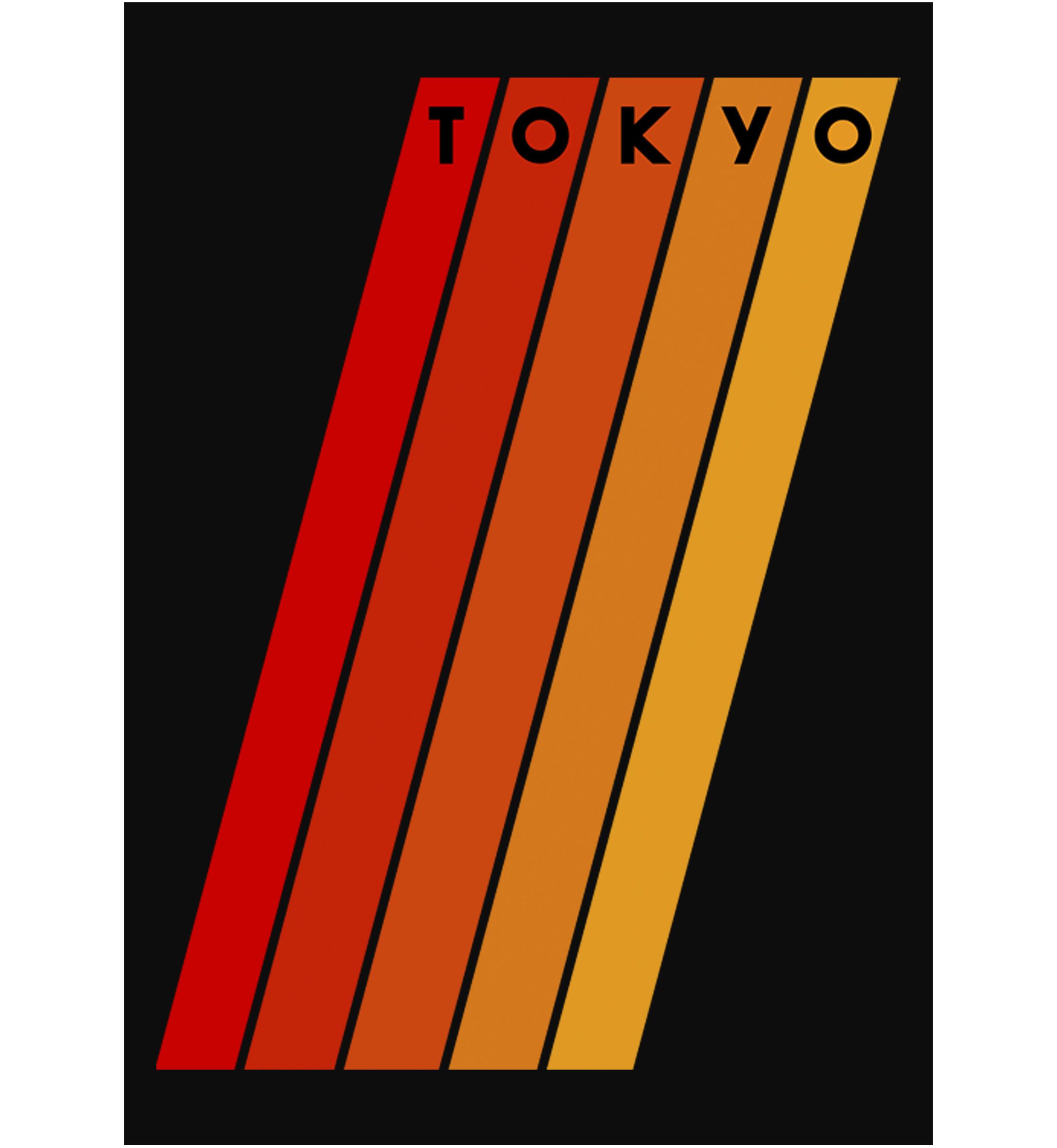 Tokyo Diagonal Graphic Tank
